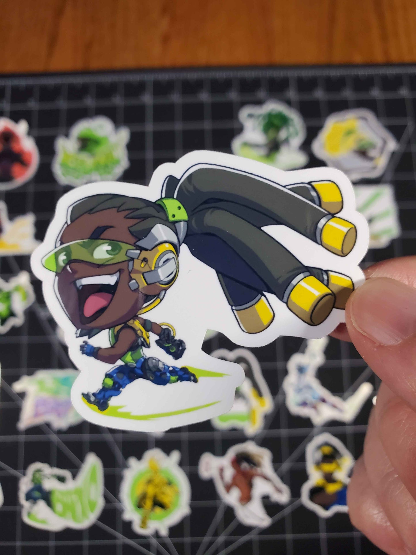 Overwatch 2 Lucio Hero Spray's Sticker Set | 27 High Quality Glossy Vinyls