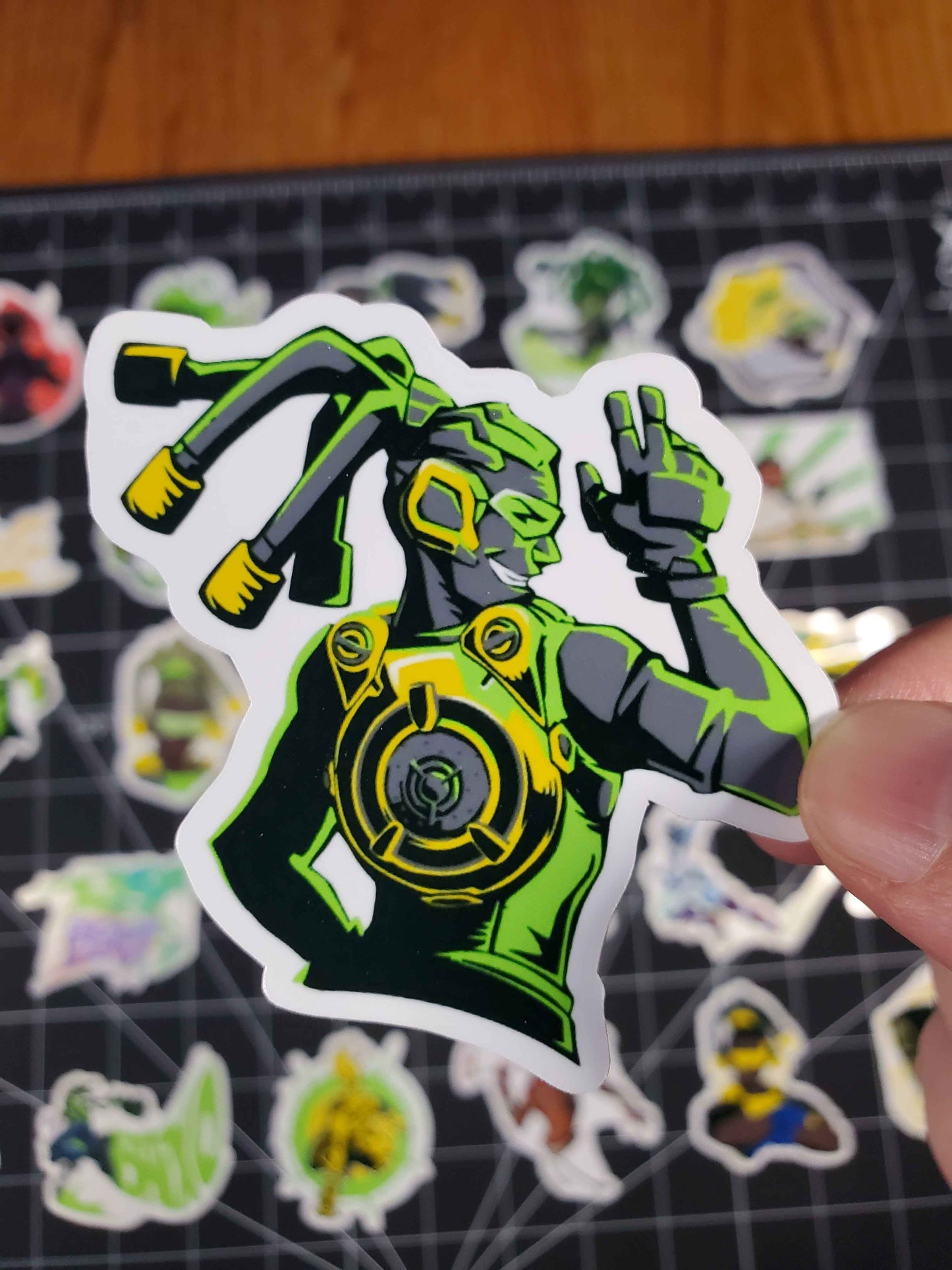 Overwatch 2 Lucio Hero Spray's Sticker Set | 27 High Quality Glossy Vinyls