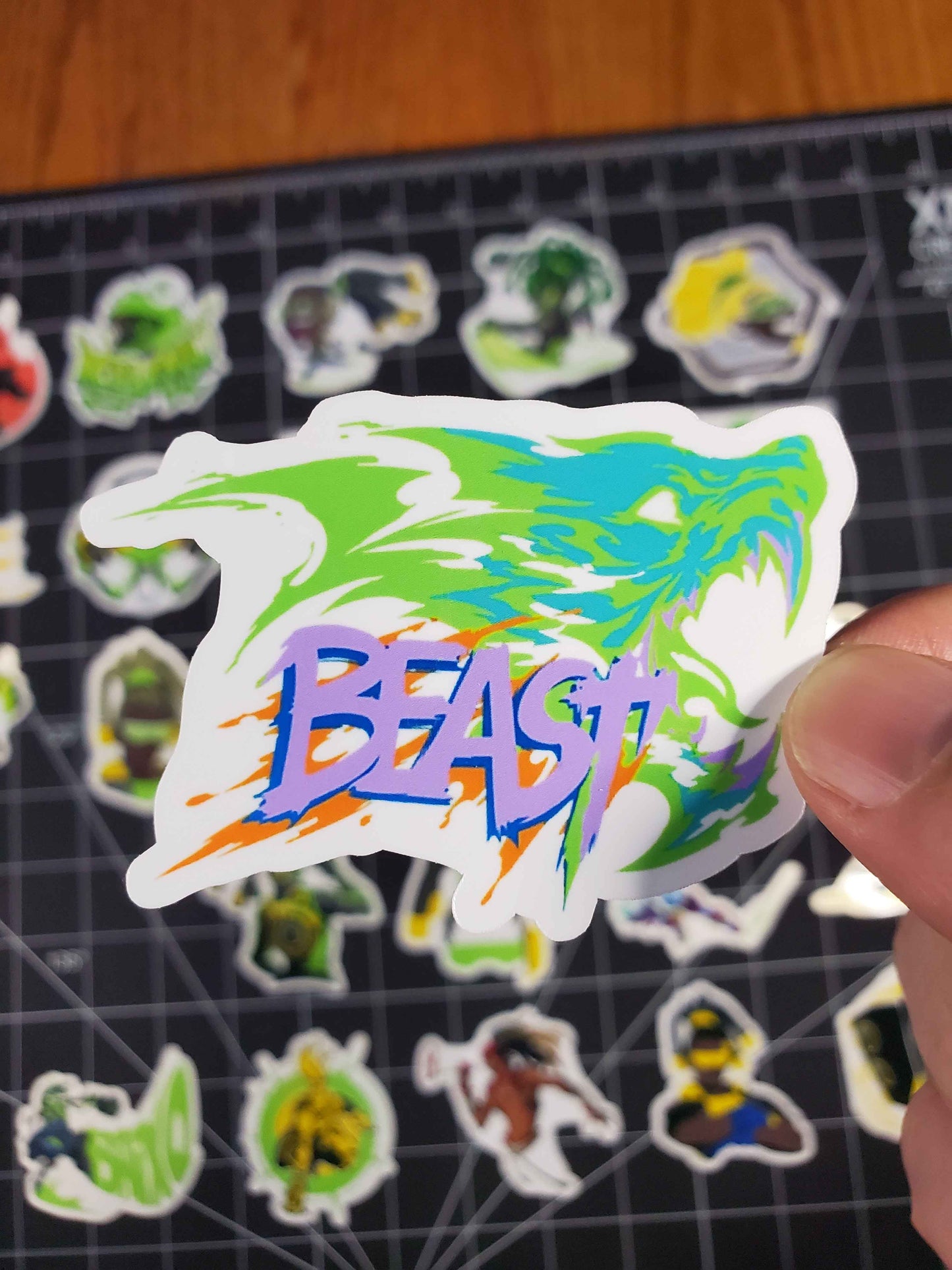 Overwatch 2 Lucio Hero Spray's Sticker Set | 27 High Quality Glossy Vinyls