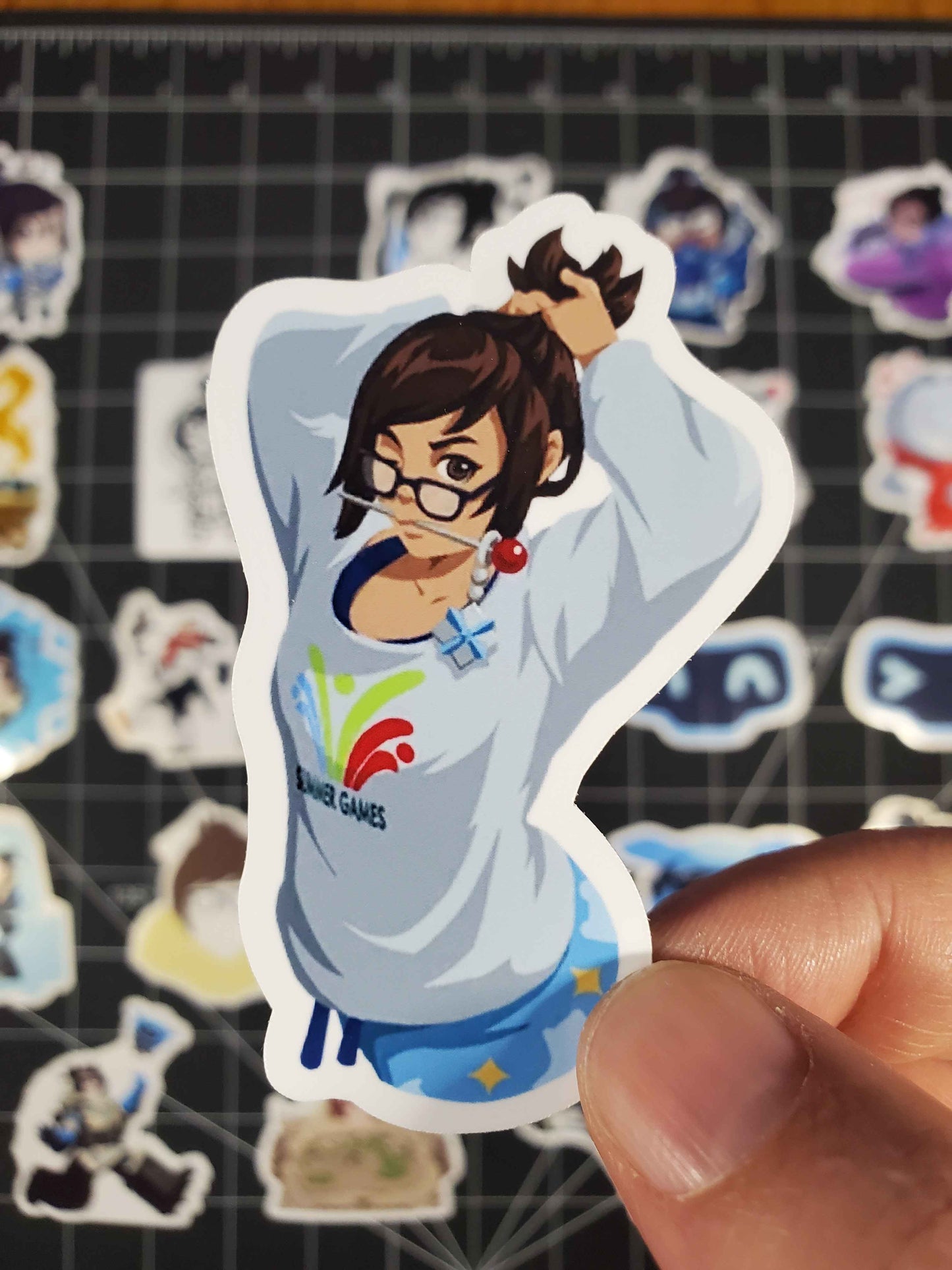 Overwatch 2 Mei Hero Spray's Sticker Set | 26 High Quality Glossy Vinyls