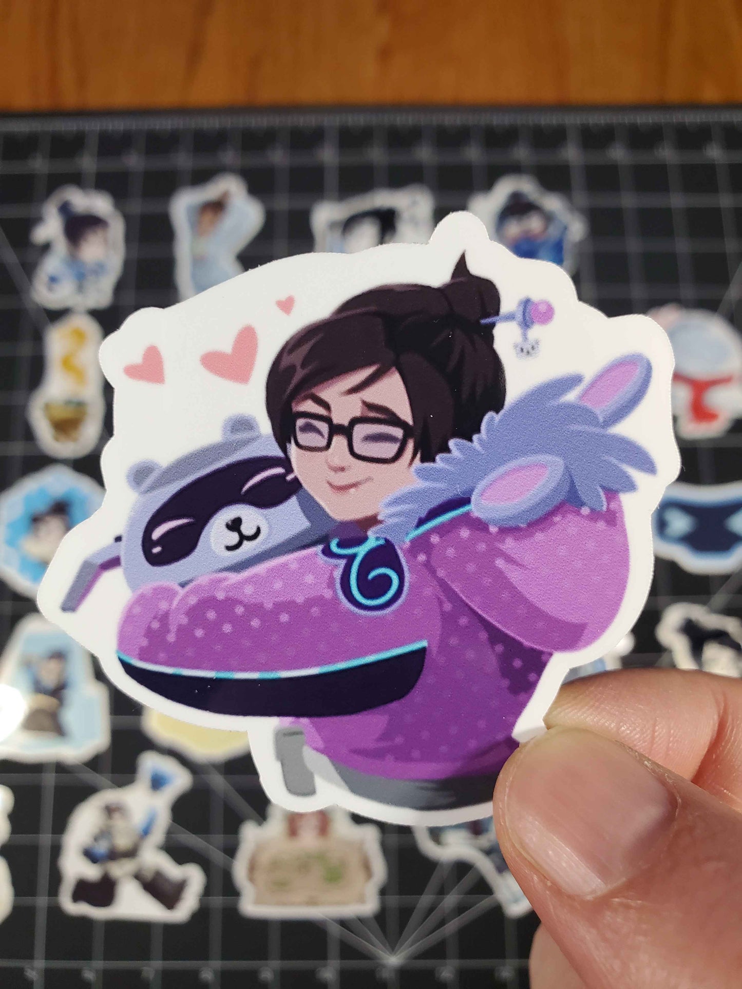 Overwatch 2 Mei Hero Spray's Sticker Set | 26 High Quality Glossy Vinyls