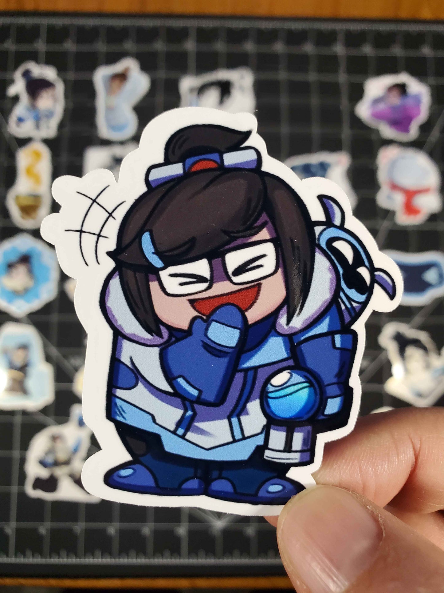 Overwatch 2 Mei Hero Spray's Sticker Set | 26 High Quality Glossy Vinyls