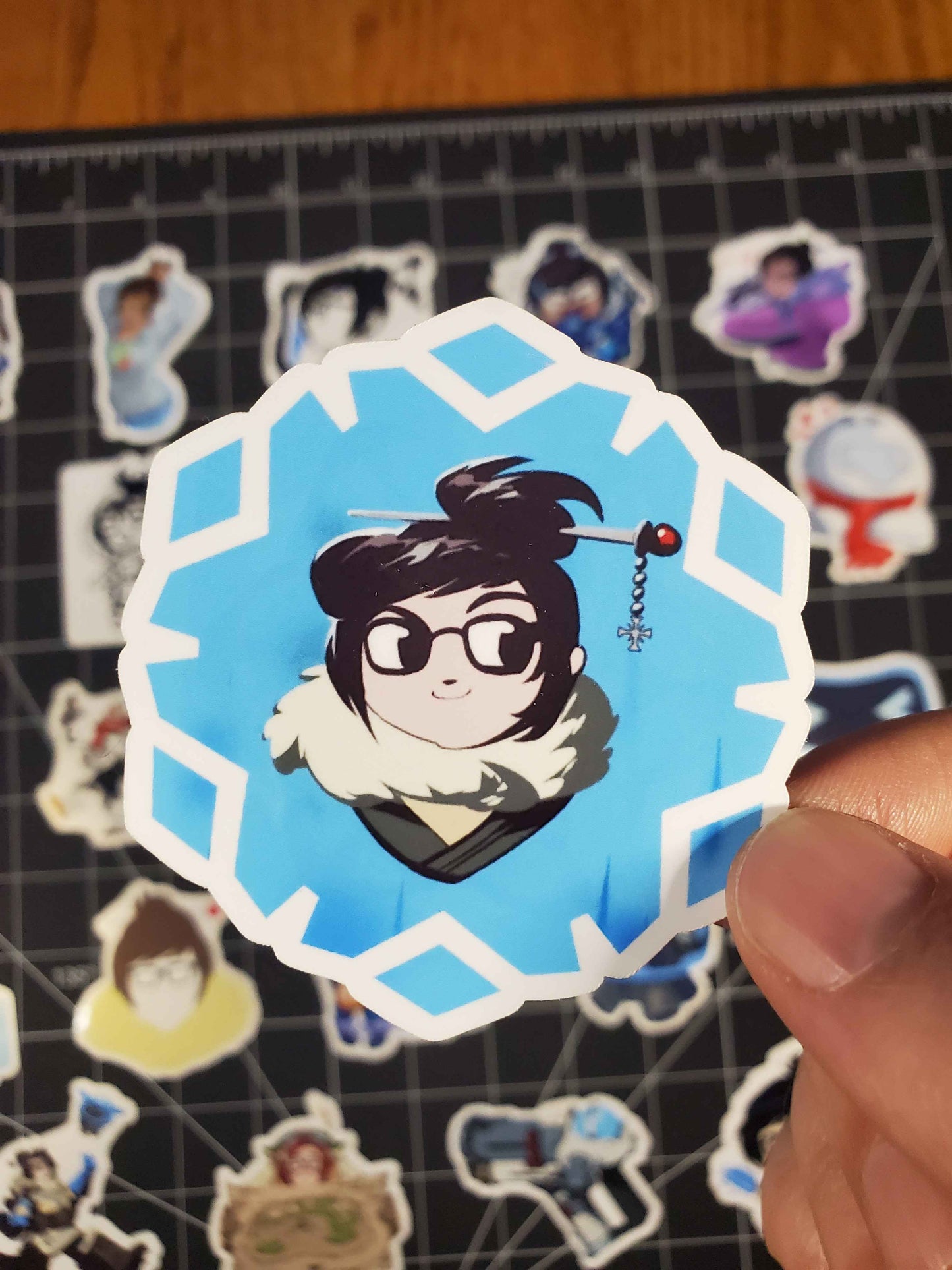 Overwatch 2 Mei Hero Spray's Sticker Set | 26 High Quality Glossy Vinyls