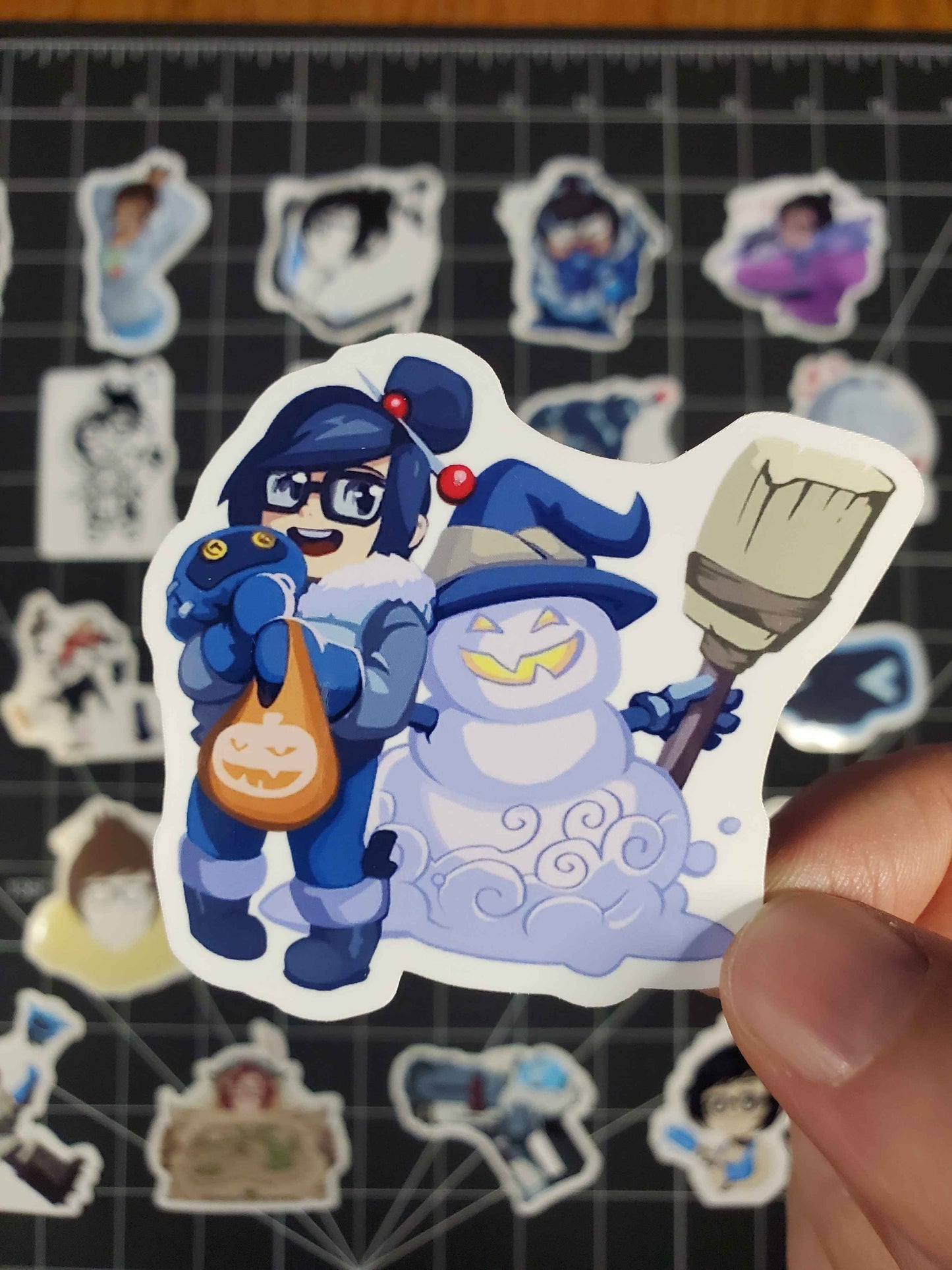 Overwatch 2 Mei Hero Spray's Sticker Set | 26 High Quality Glossy Vinyls