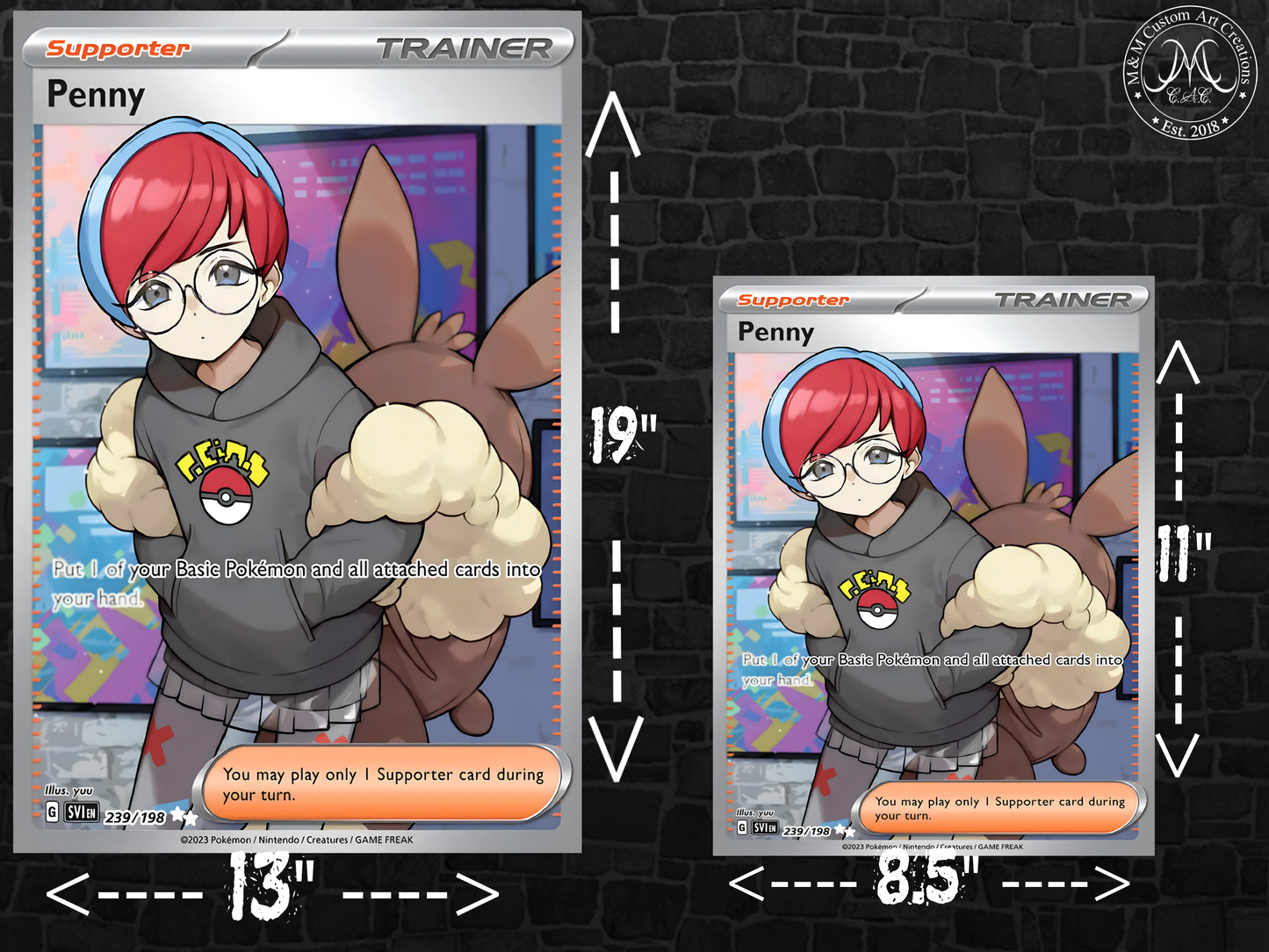 Penny #239 Full Art Trainer Scarlet & Violet (SVI) Poster Print - Available in Two Sizes