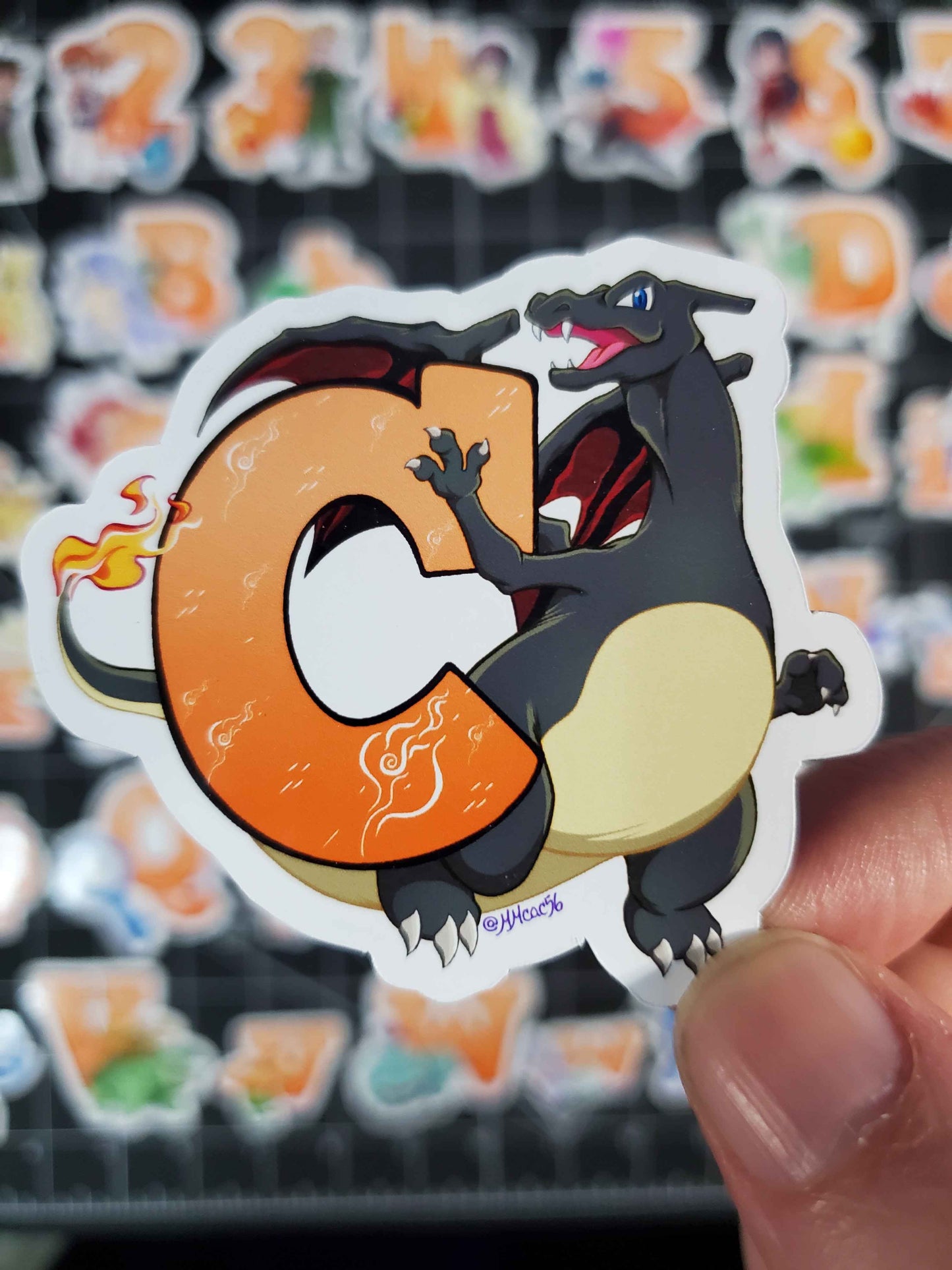 Pokemon Alphabet A-Z and 0-9 Gen 1 Kanto Fridge Magnets| Shiny Variations Available.