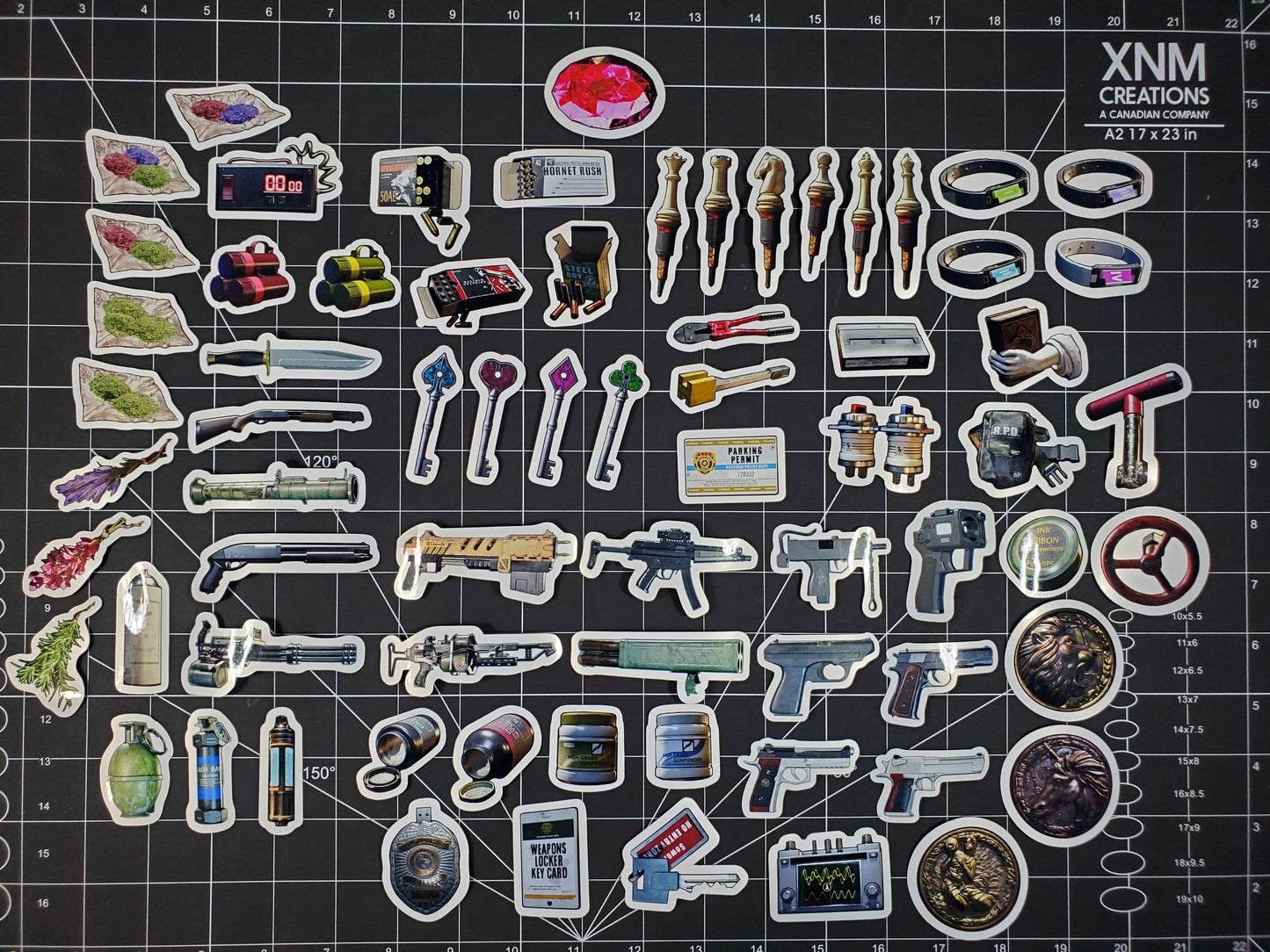 Resident Evil 2 Remake Sticker Pack | 106 High Quality Glossy Vinyl Decals