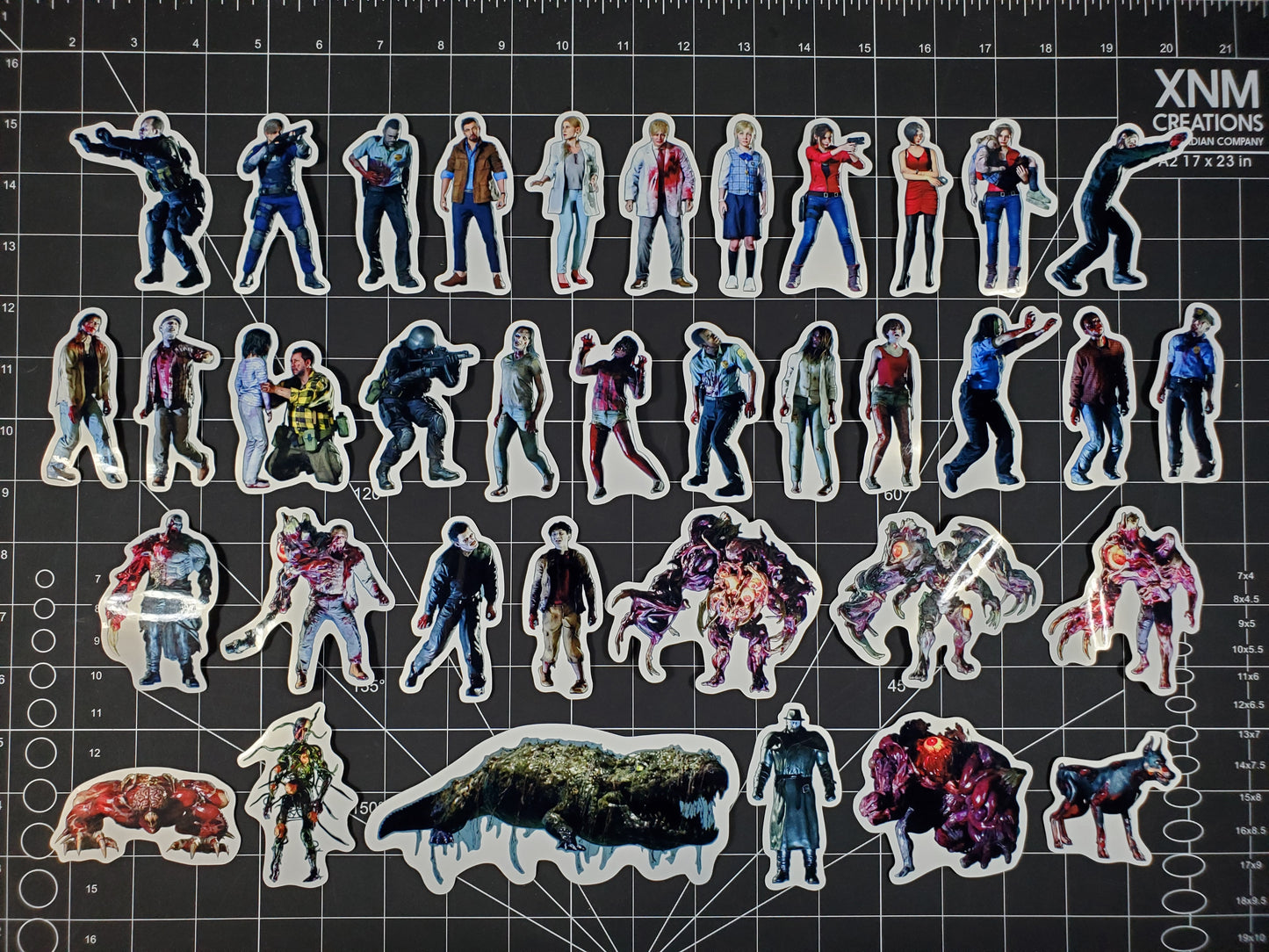 Resident Evil 2 Remake Sticker Pack | 106 High Quality Glossy Vinyl Decals