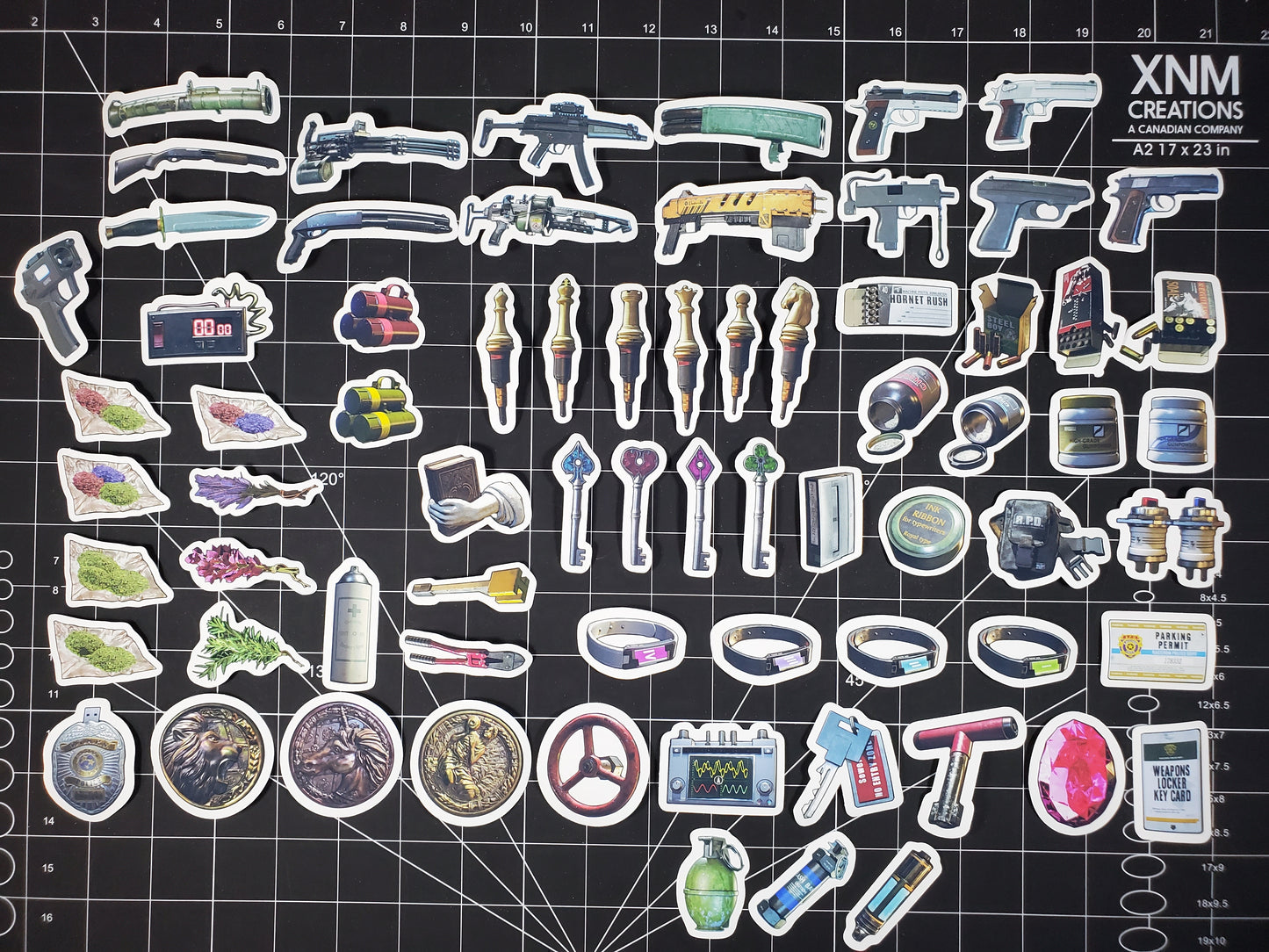 Resident Evil 2 Remake Sticker Pack | 106 High Quality Glossy Vinyl Decals