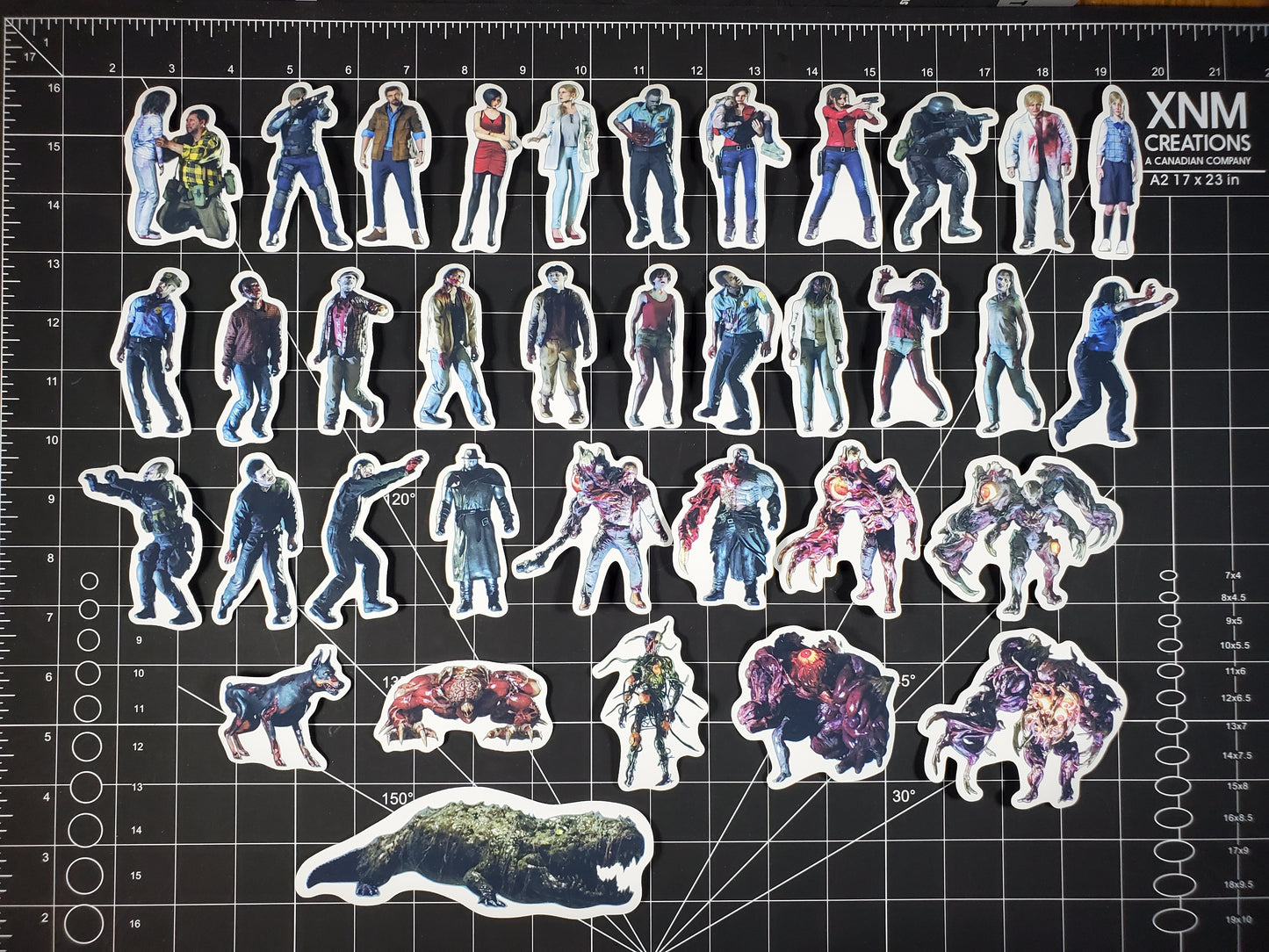 Resident Evil 2 Remake Sticker Pack | 106 High Quality Glossy Vinyl Decals