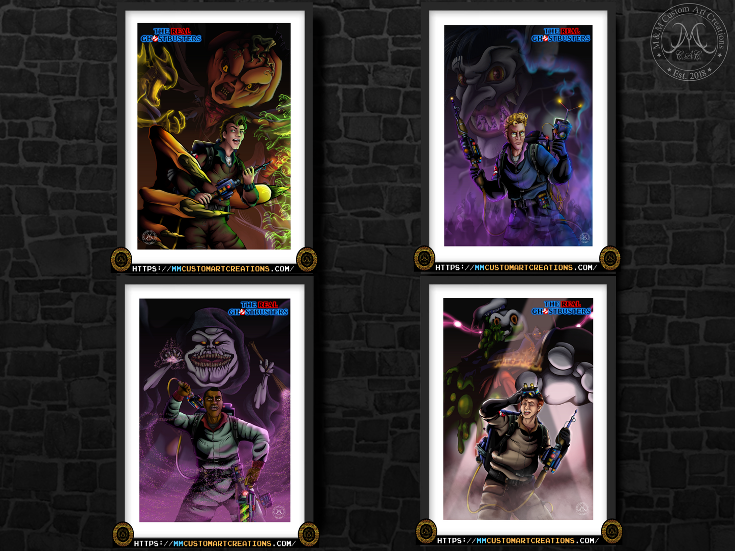 The Real Ghostbusters Poster Prints | Classic Cartoon Wall Art | Perfect Gift