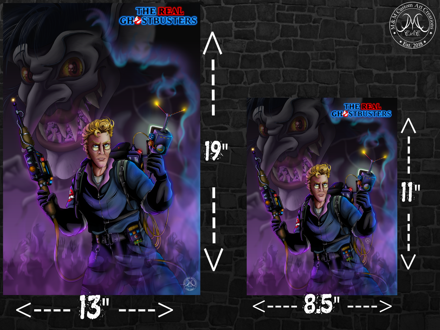 The Real Ghostbusters Poster Prints | Classic Cartoon Wall Art | Perfect Gift