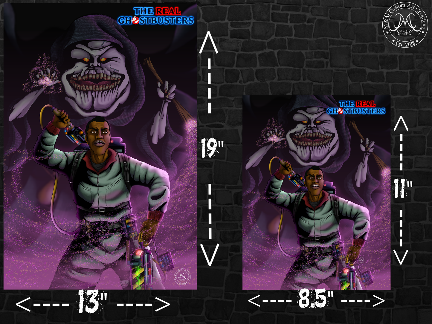 The Real Ghostbusters Poster Prints | Classic Cartoon Wall Art | Perfect Gift