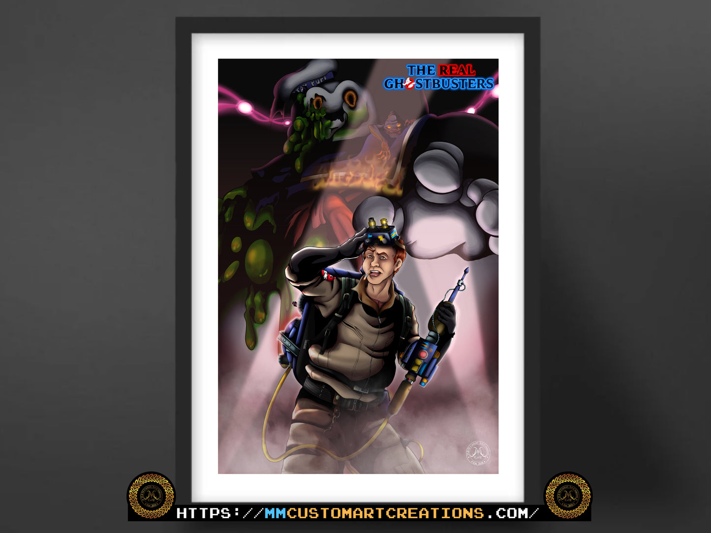 The Real Ghostbusters Poster Prints | Classic Cartoon Wall Art | Perfect Gift