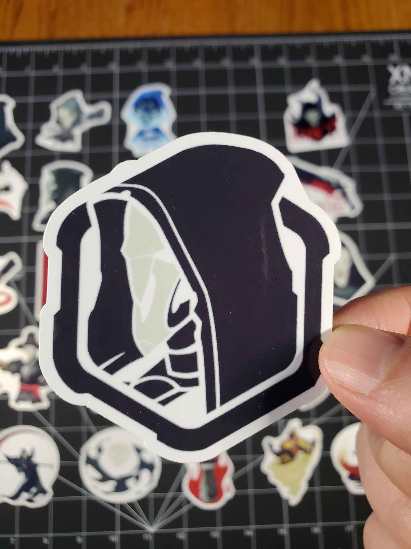 Overwatch 2 Reaper Hero Spray's Sticker Set | 27 High Quality Glossy Vinyls