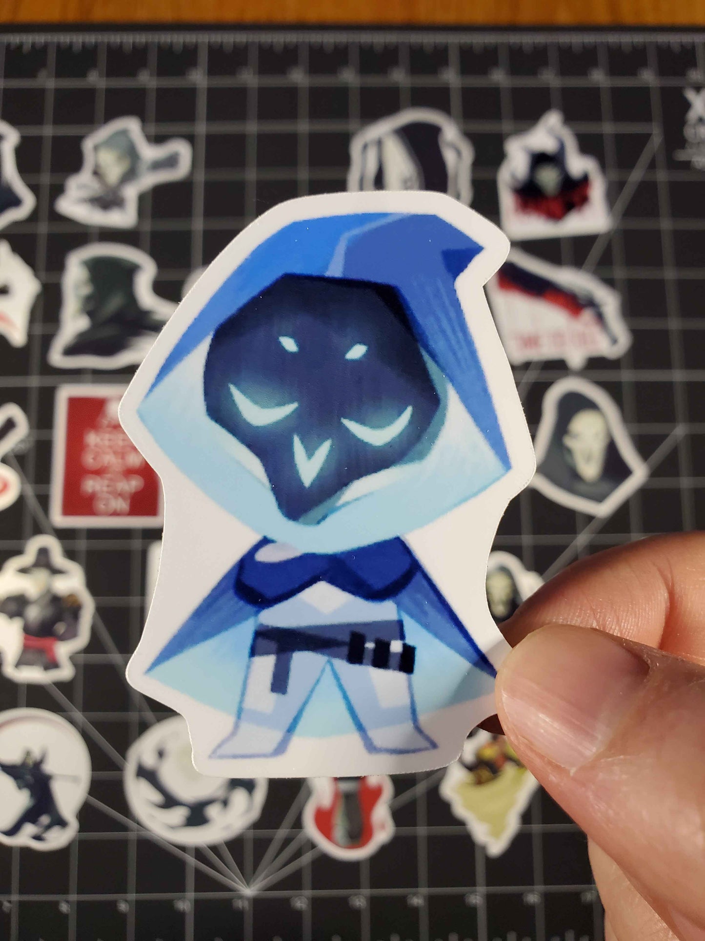 Overwatch 2 Reaper Hero Spray's Sticker Set | 27 High Quality Glossy Vinyls