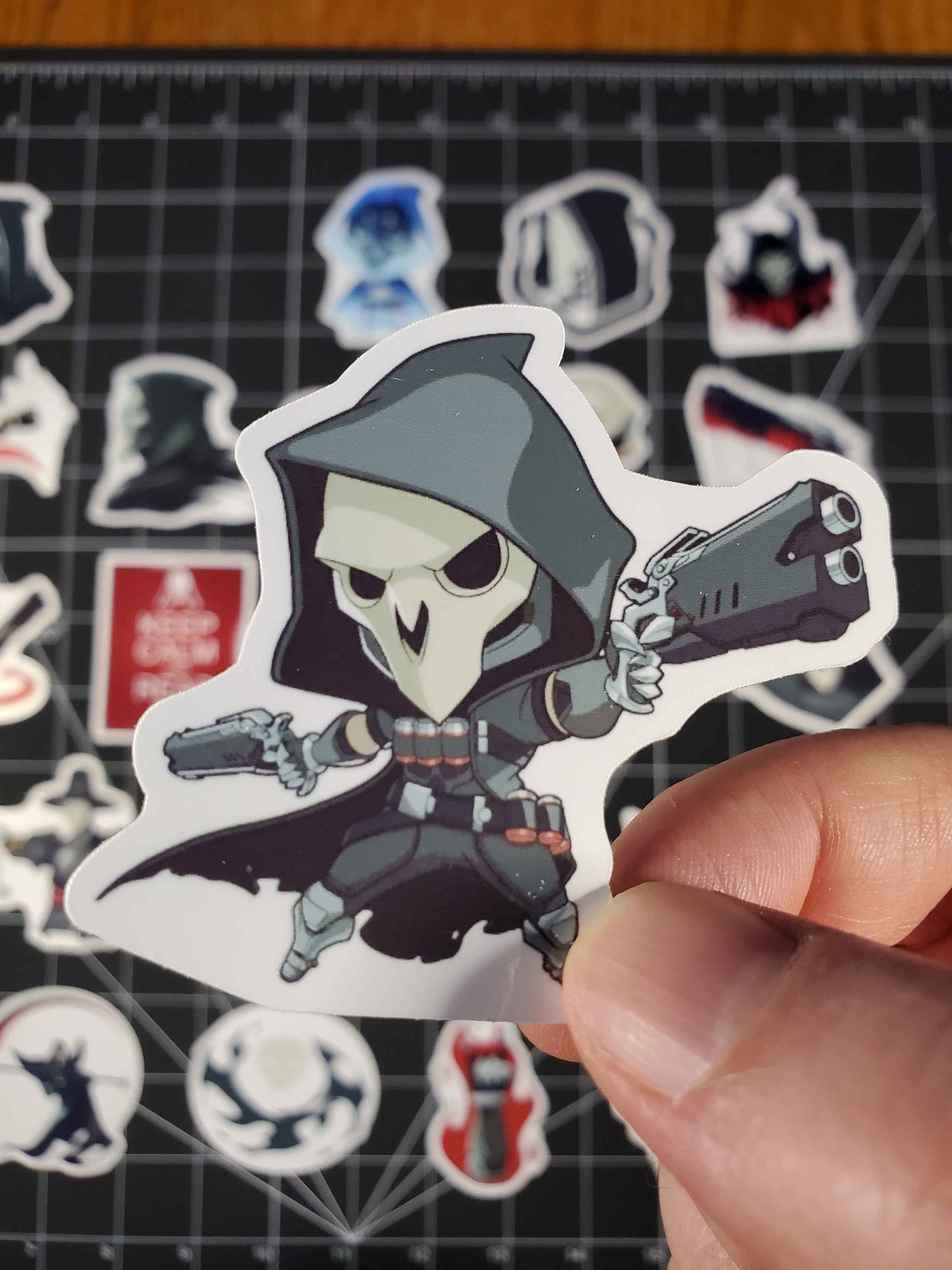 Overwatch 2 Reaper Hero Spray's Sticker Set | 27 High Quality Glossy Vinyls