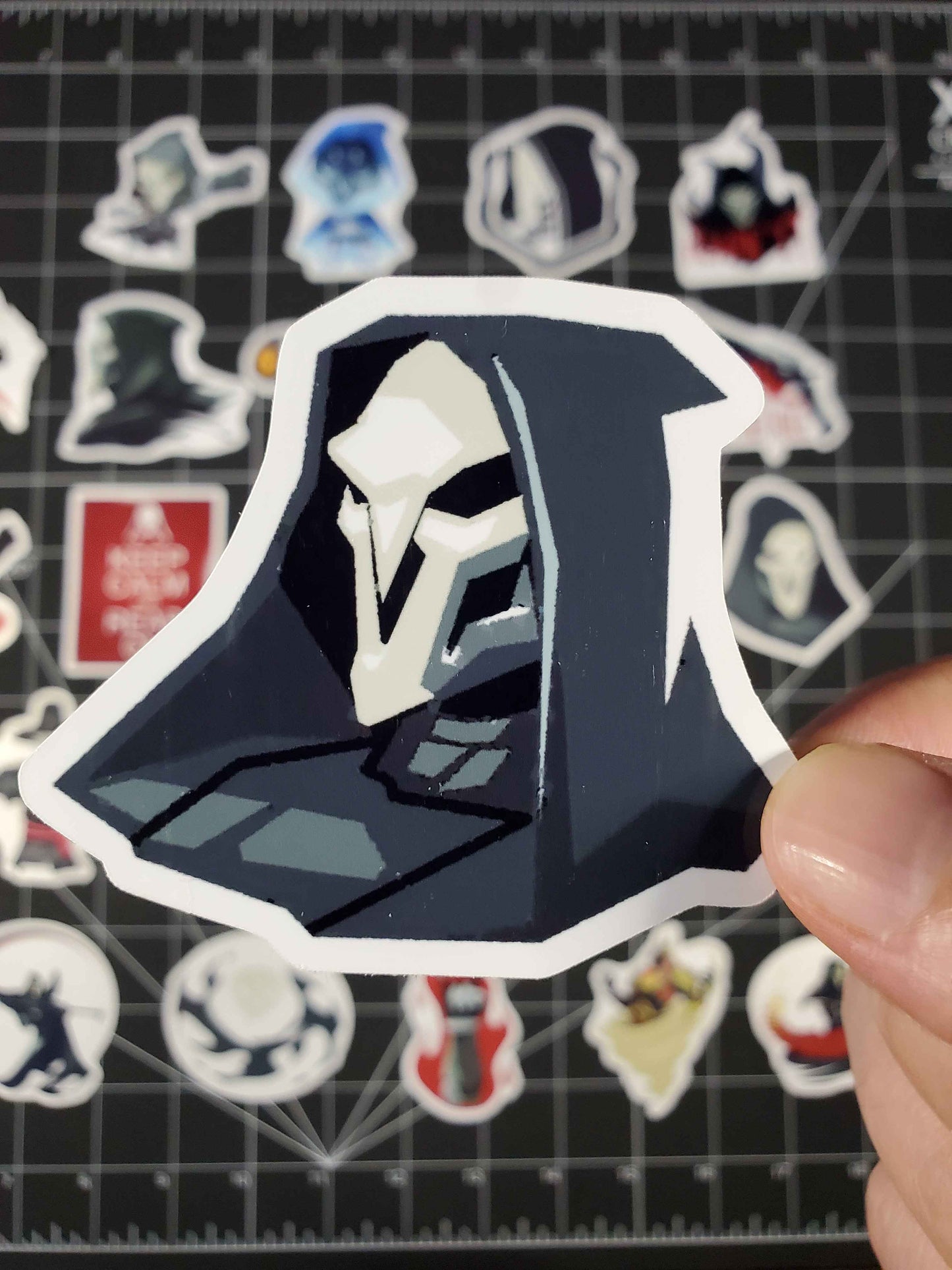 Overwatch 2 Reaper Hero Spray's Sticker Set | 27 High Quality Glossy Vinyls