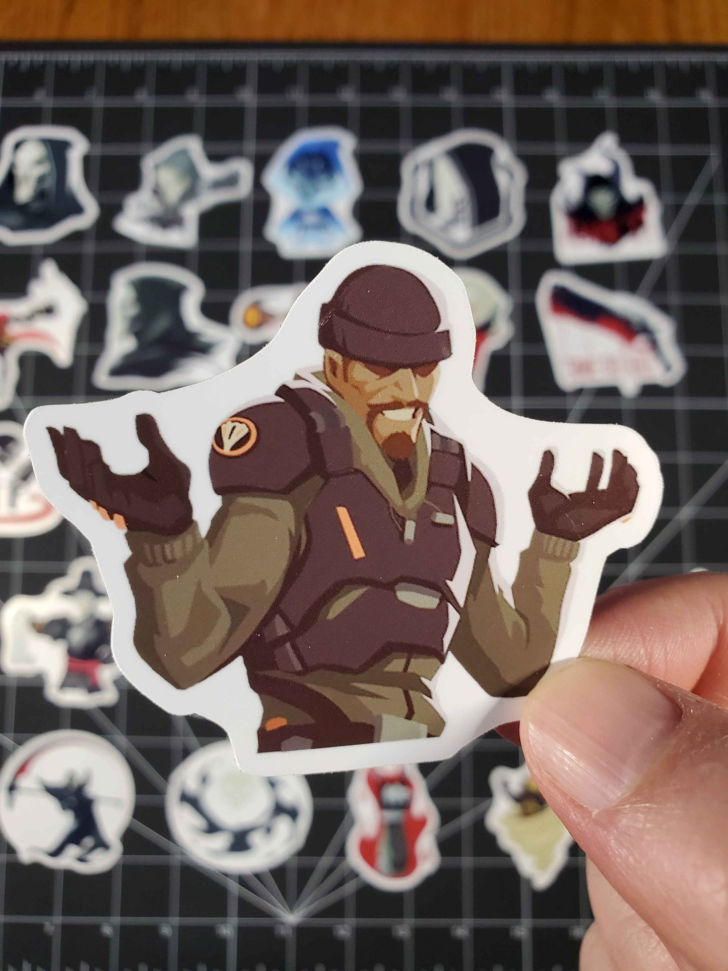 Overwatch 2 Reaper Hero Spray's Sticker Set | 27 High Quality Glossy Vinyls