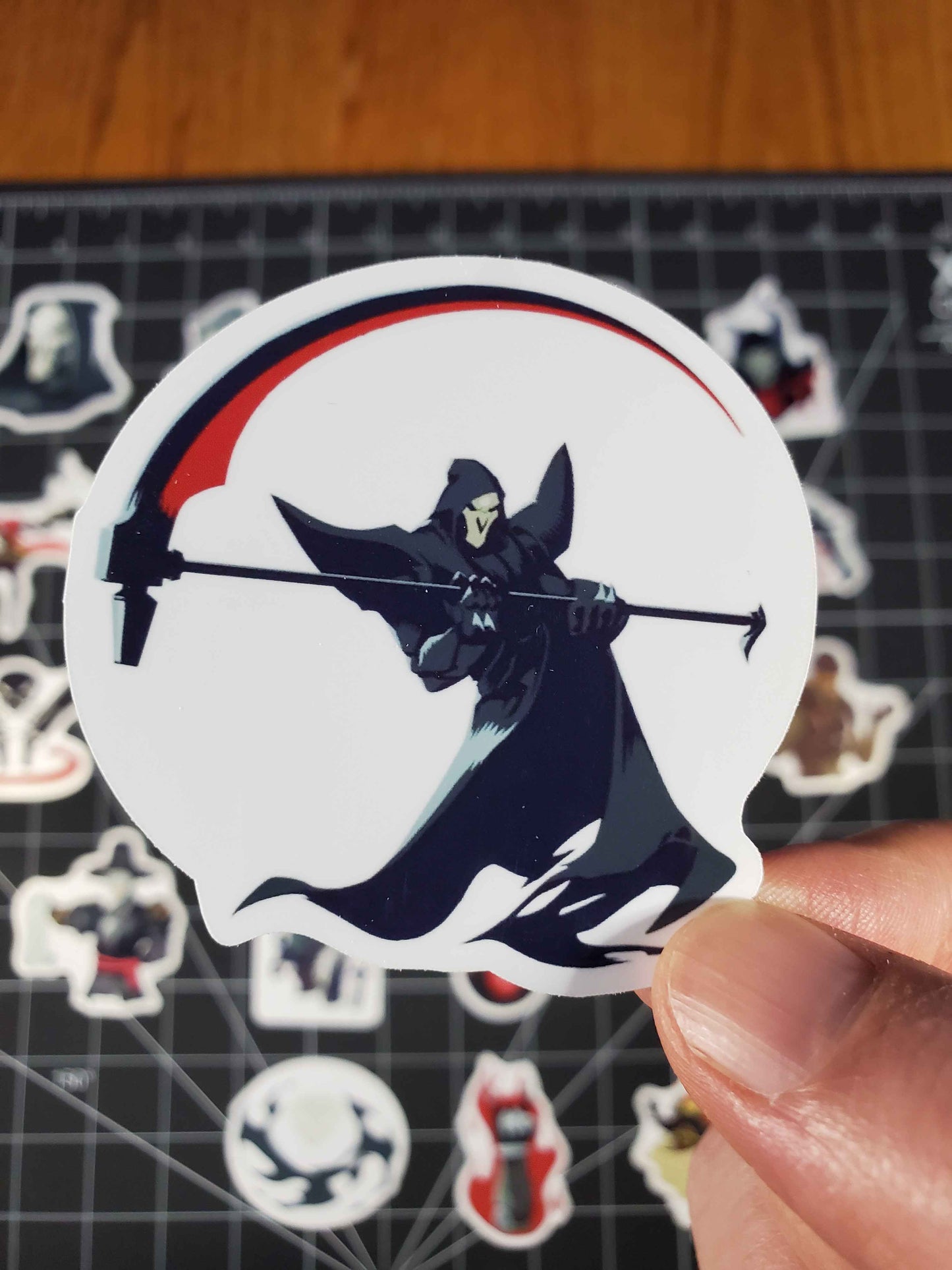Overwatch 2 Reaper Hero Spray's Sticker Set | 27 High Quality Glossy Vinyls