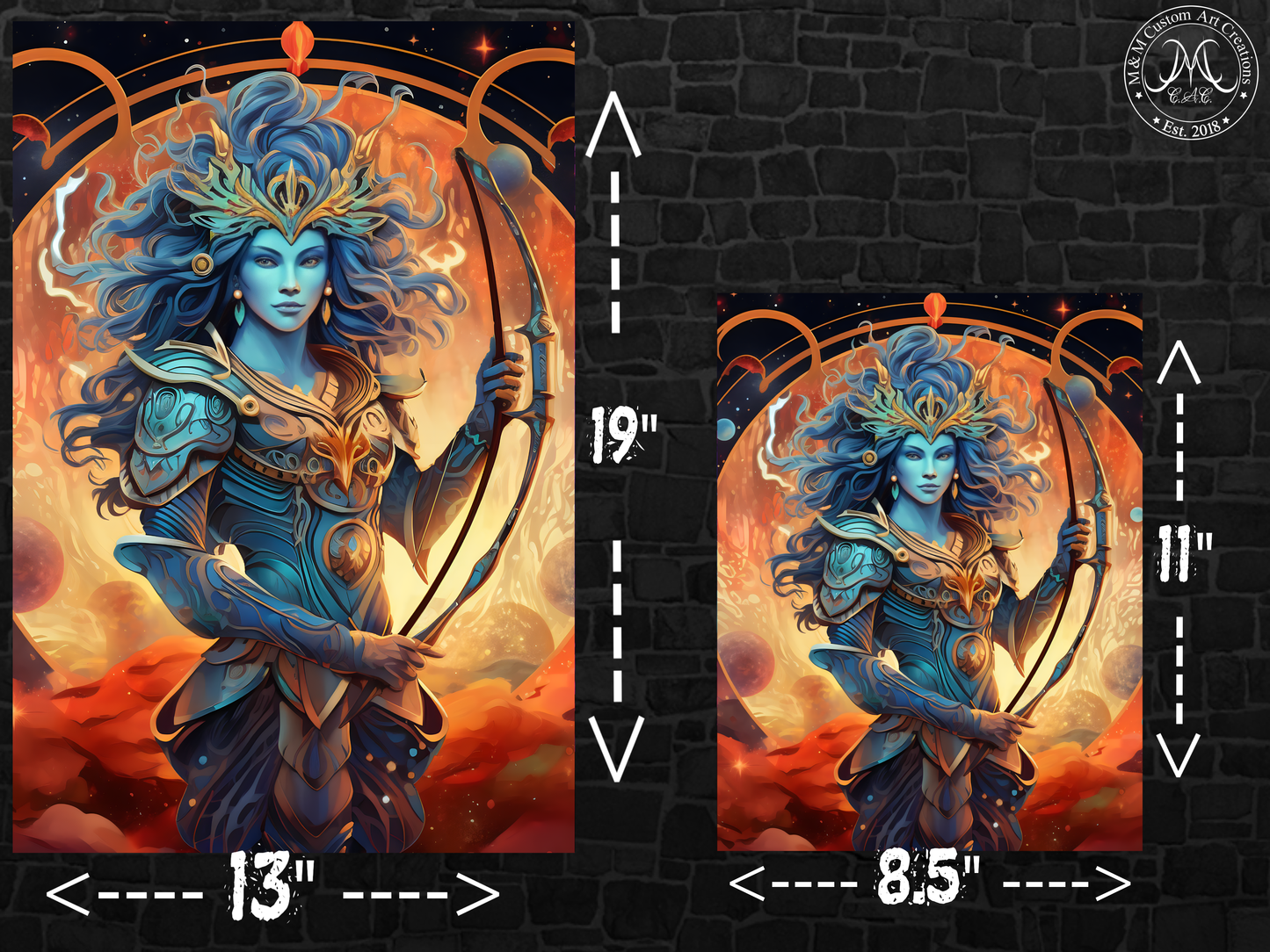 Sagittarius Astrology Poster Prints | Zodiac Wall Art | Astrological Sign Decor | Great Gift Idea
