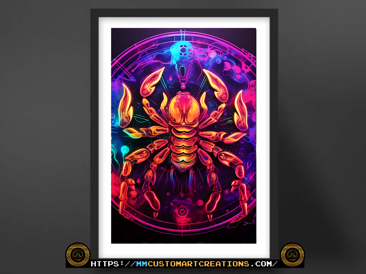 Scorpio Astrology Poster Prints | Zodiac Wall Art | Astrological Sign Decor | Great Gift Idea