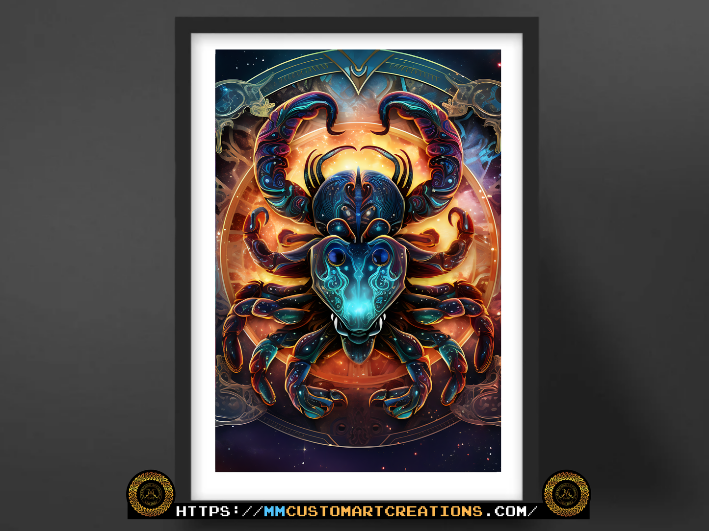 Scorpio Astrology Poster Prints | Zodiac Wall Art | Astrological Sign Decor | Great Gift Idea