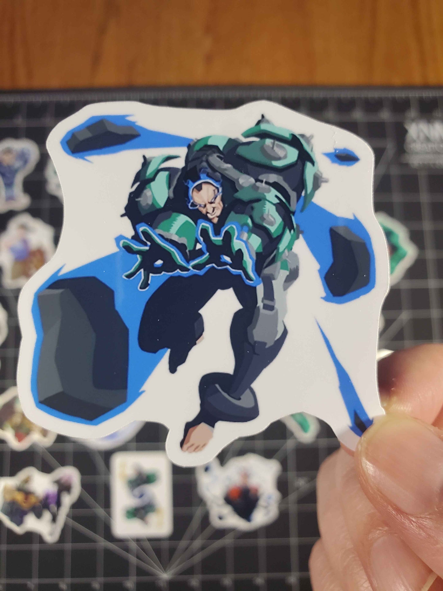 Overwatch 2 Sigma Hero Spray's Sticker Set | 26 High Quality Glossy Vinyls