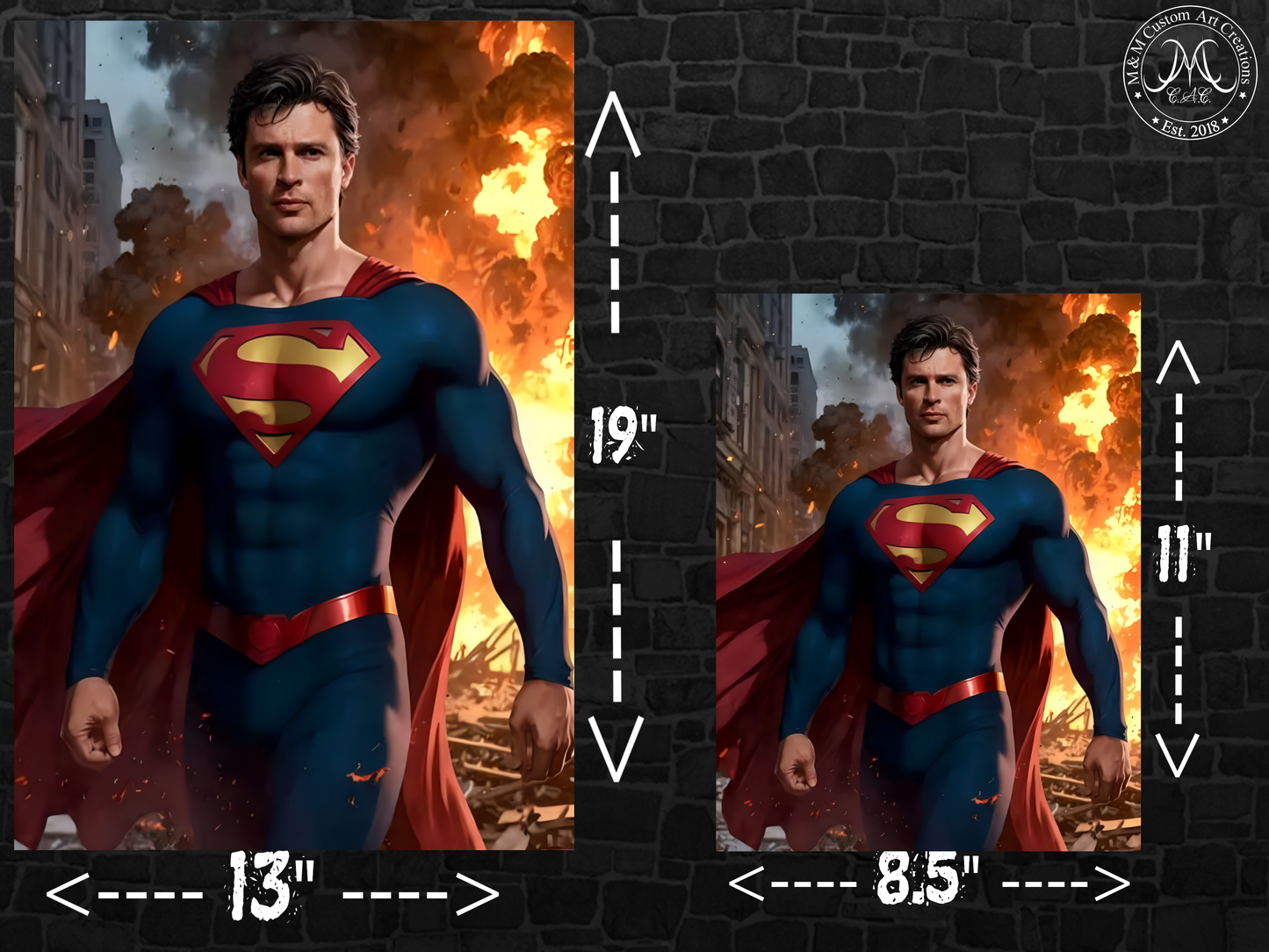 Smallville TV Show Poster Prints | Tom Welling as Clark Kent Superman Prints | 8.5x11 and 13x19 Sizes Available