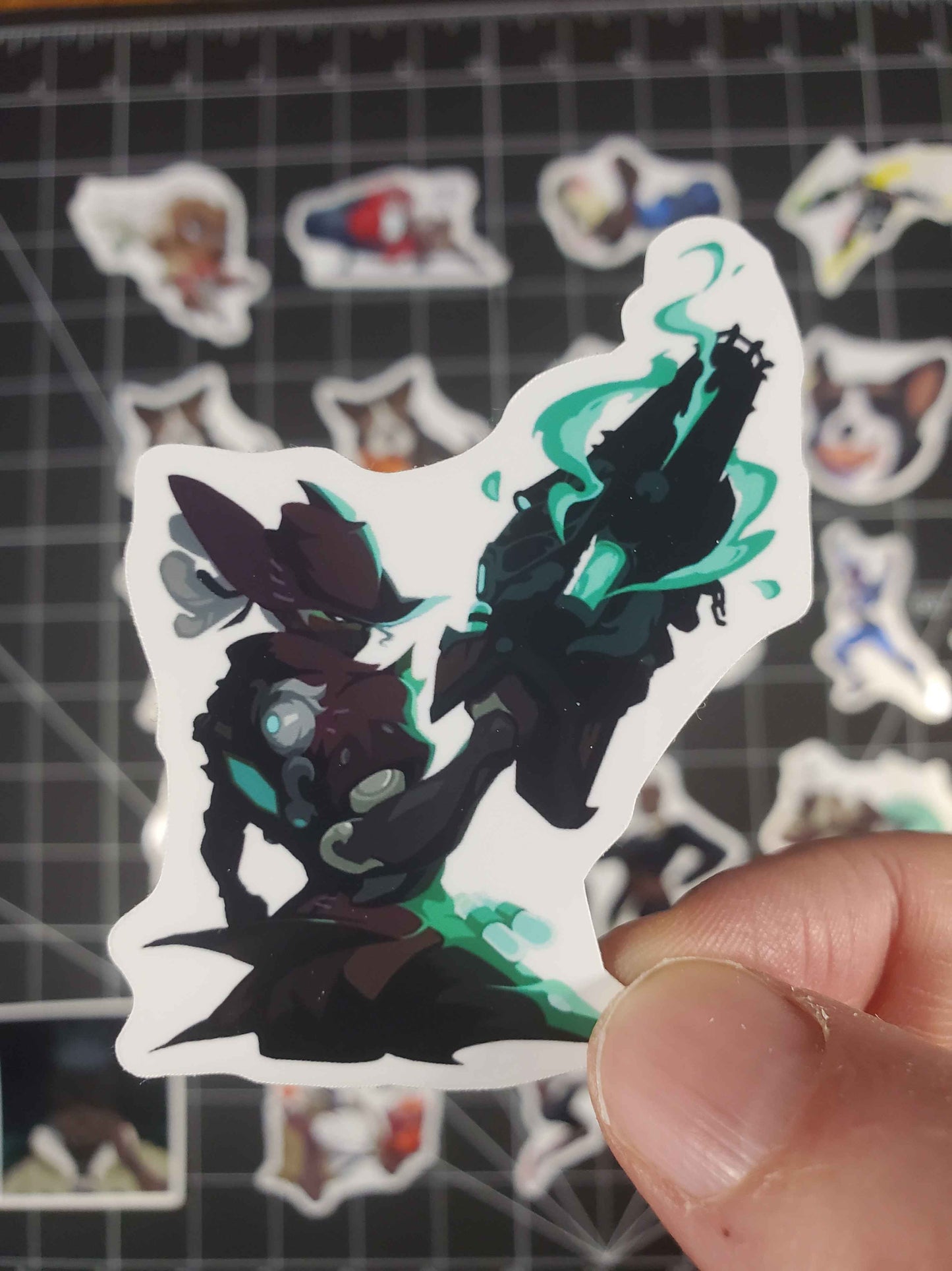Overwatch 2 Sojourn Hero Sprays Sticker Set | 26 Quality Glossy Vinyl Stickers
