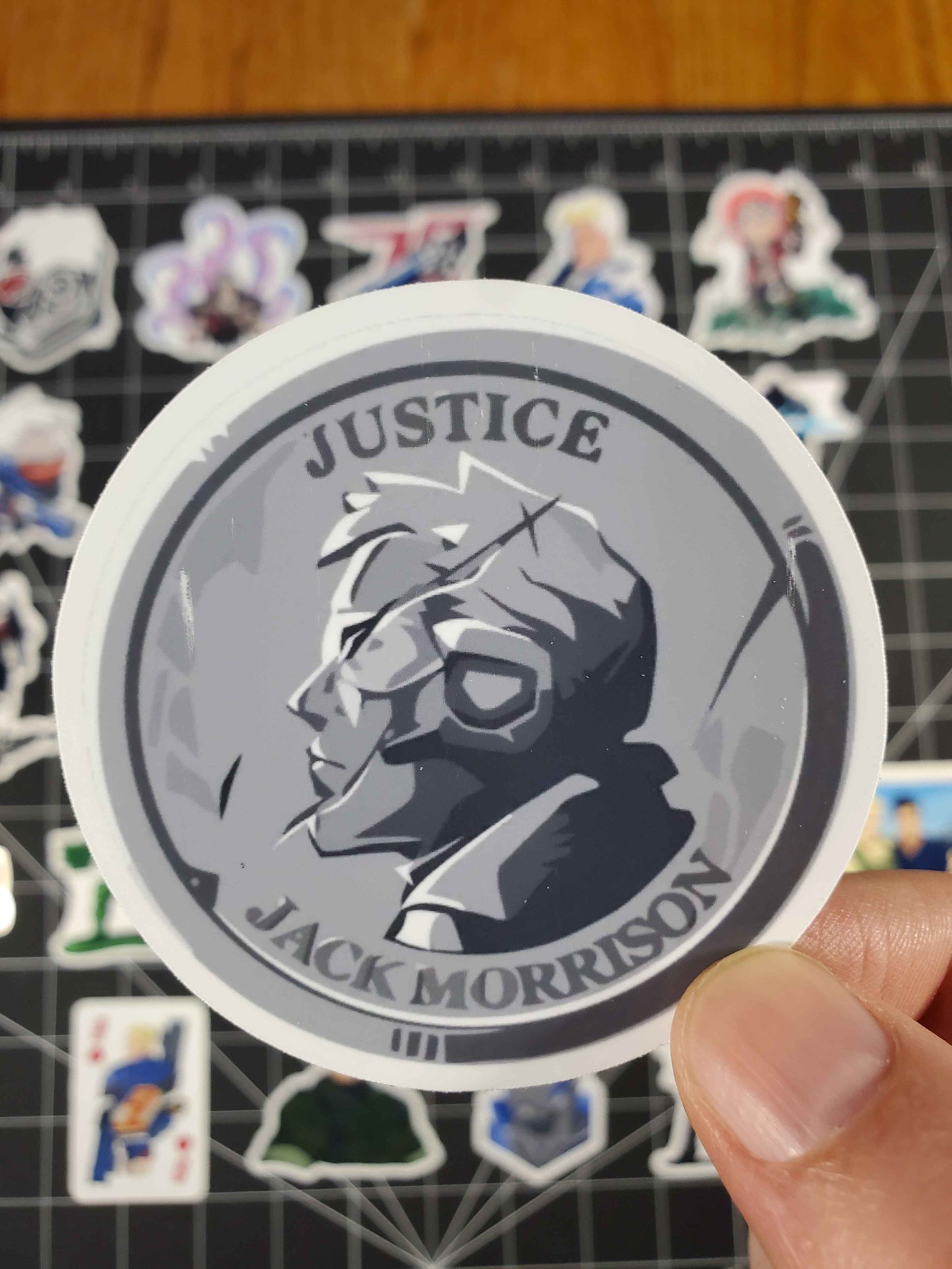 Overwatch 2 Soldier 76 Hero Spray's Sticker Set | 27 High Quality Glossy Vinyls