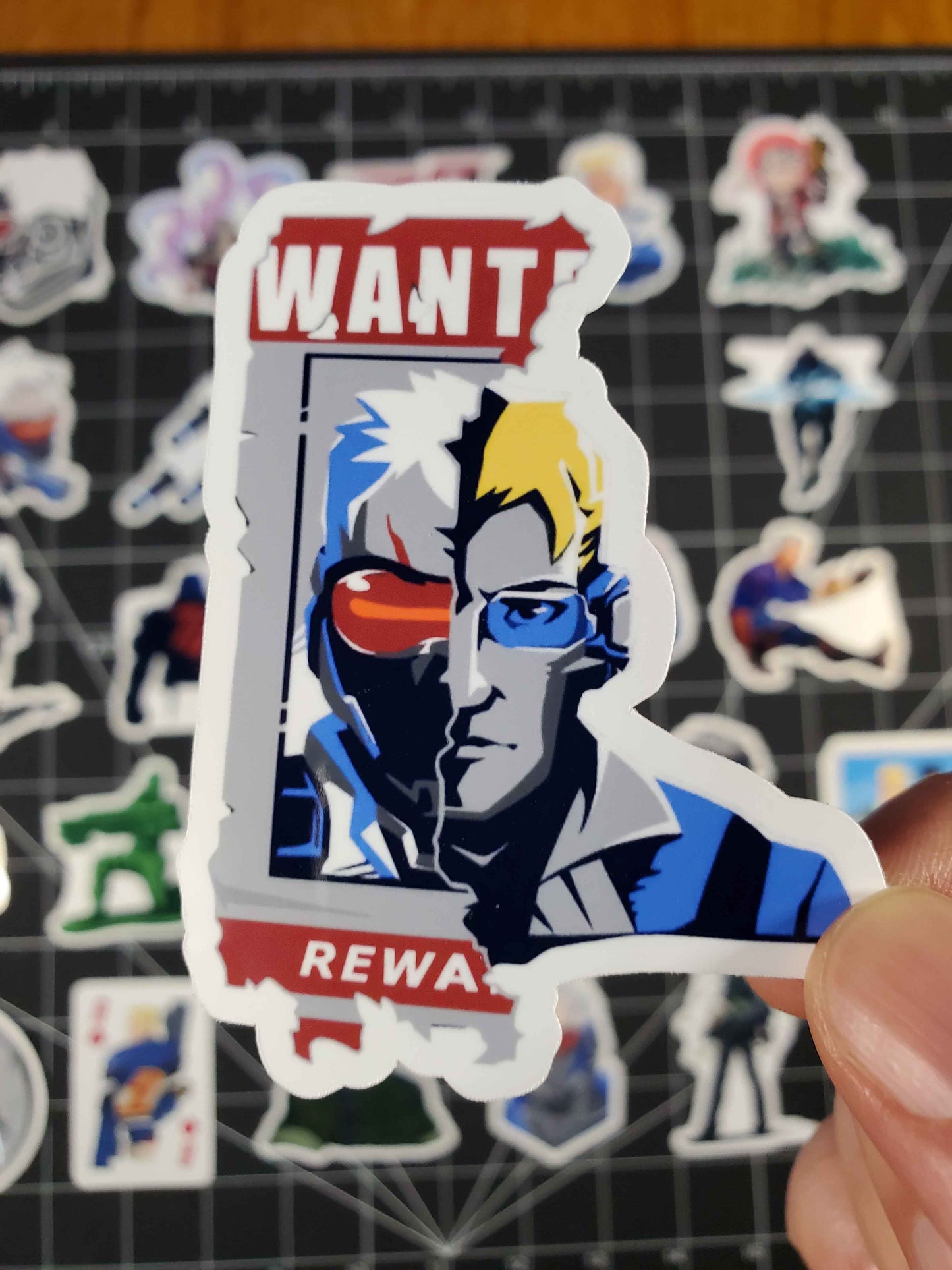Overwatch 2 Soldier 76 Hero Spray's Sticker Set | 27 High Quality Glossy Vinyls