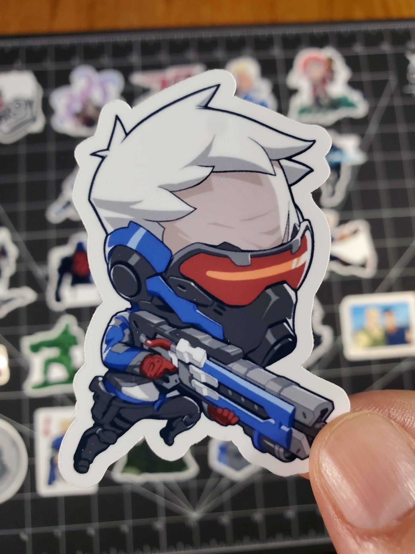 Overwatch 2 Soldier 76 Hero Spray's Sticker Set | 27 High Quality Glossy Vinyls