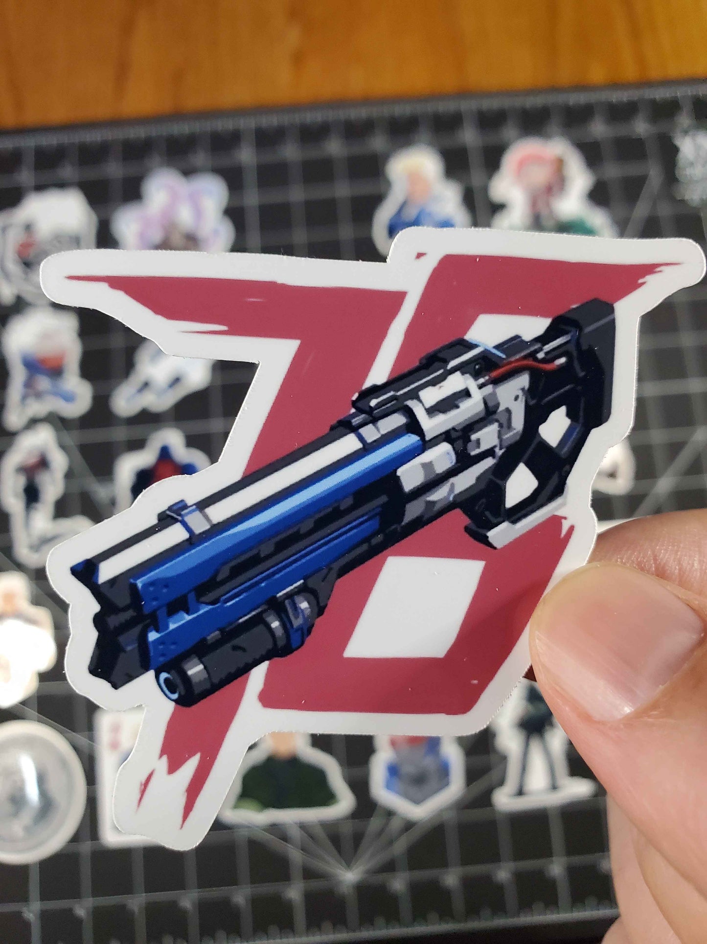 Overwatch 2 Soldier 76 Hero Spray's Sticker Set | 27 High Quality Glossy Vinyls