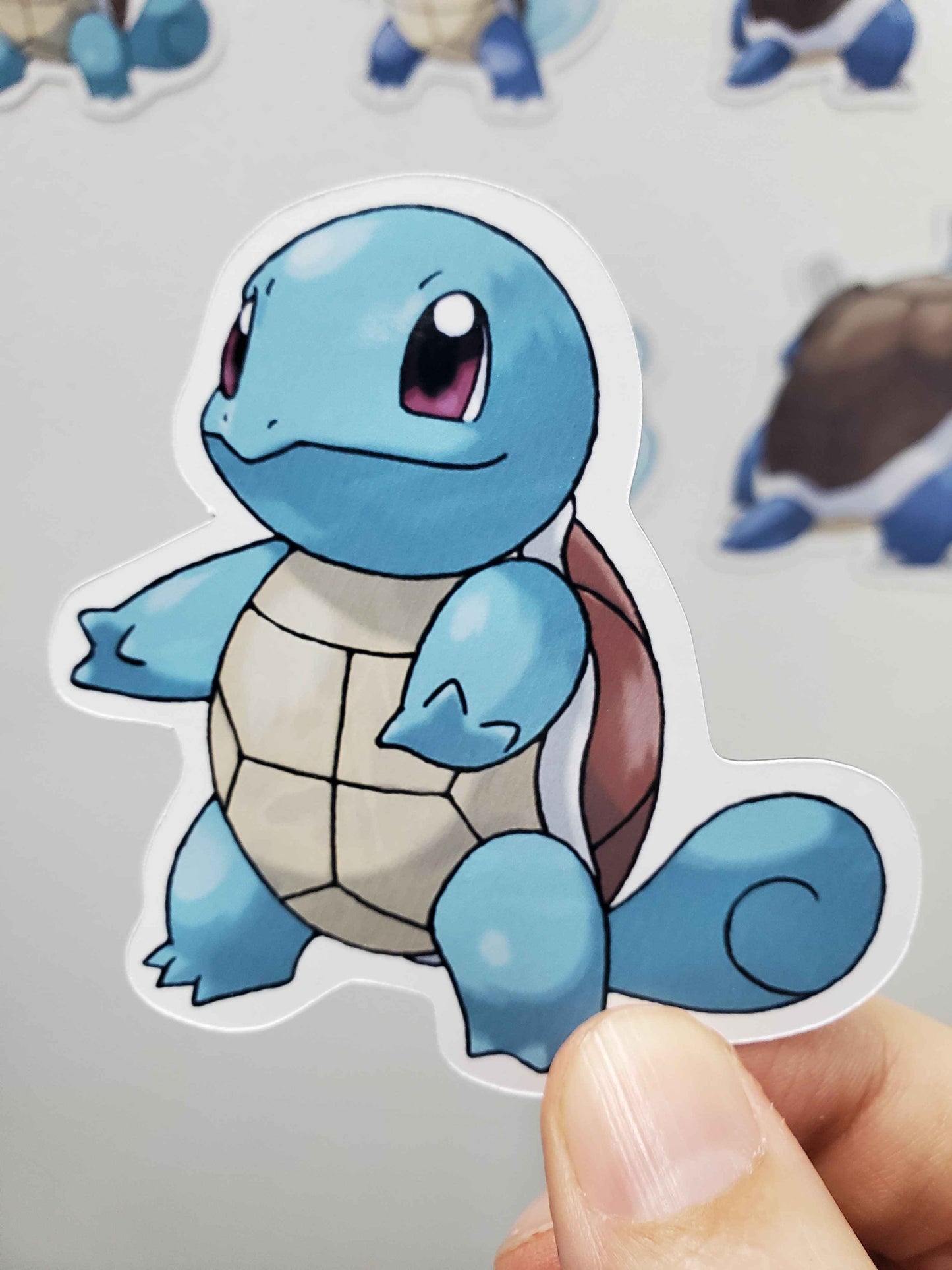 Squirtle, Wartortle, Blastoise Fridge Magnet Set - Pokemon Water Types