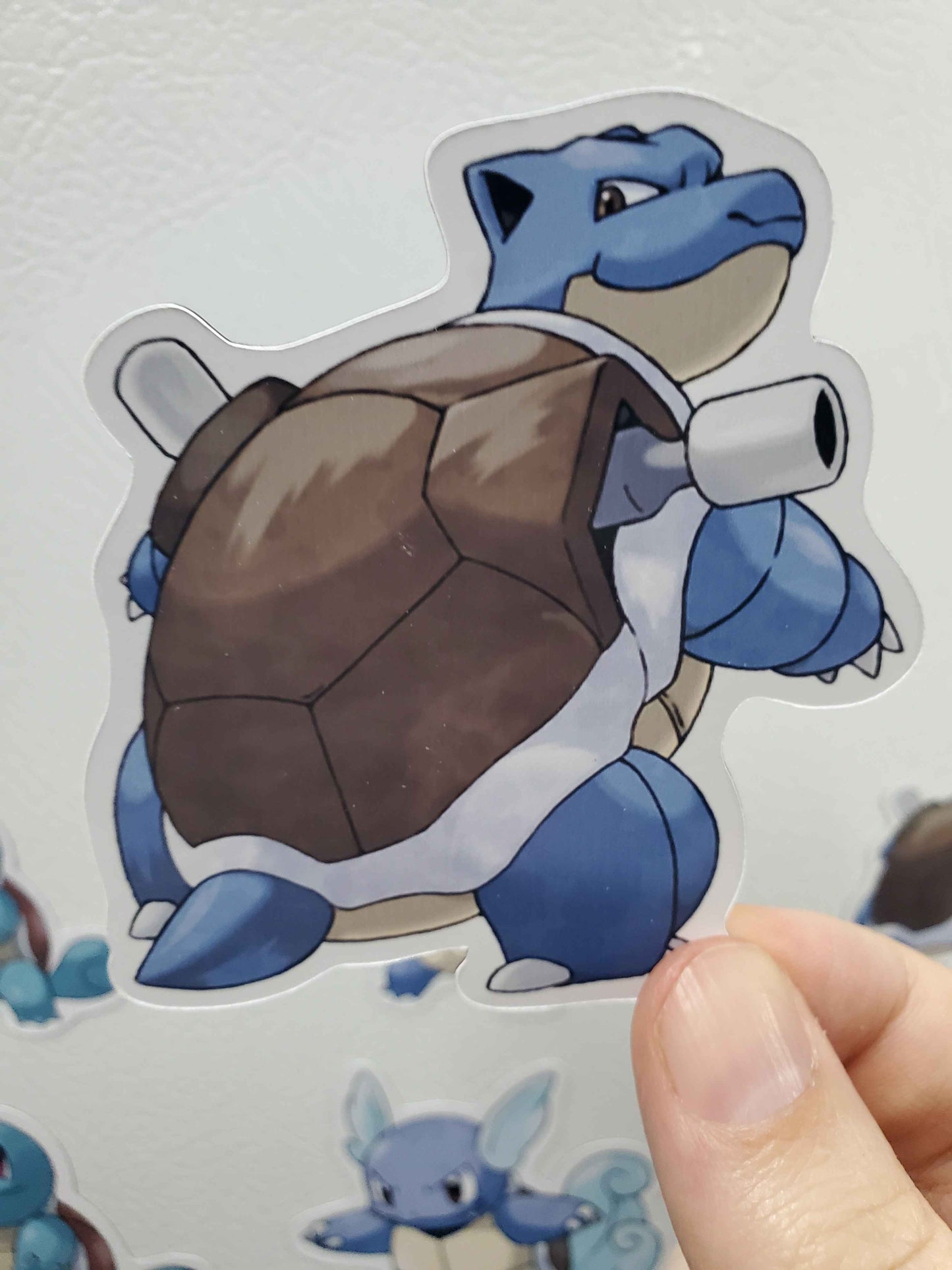 Squirtle, Wartortle, Blastoise Fridge Magnet Set - Pokemon Water Types