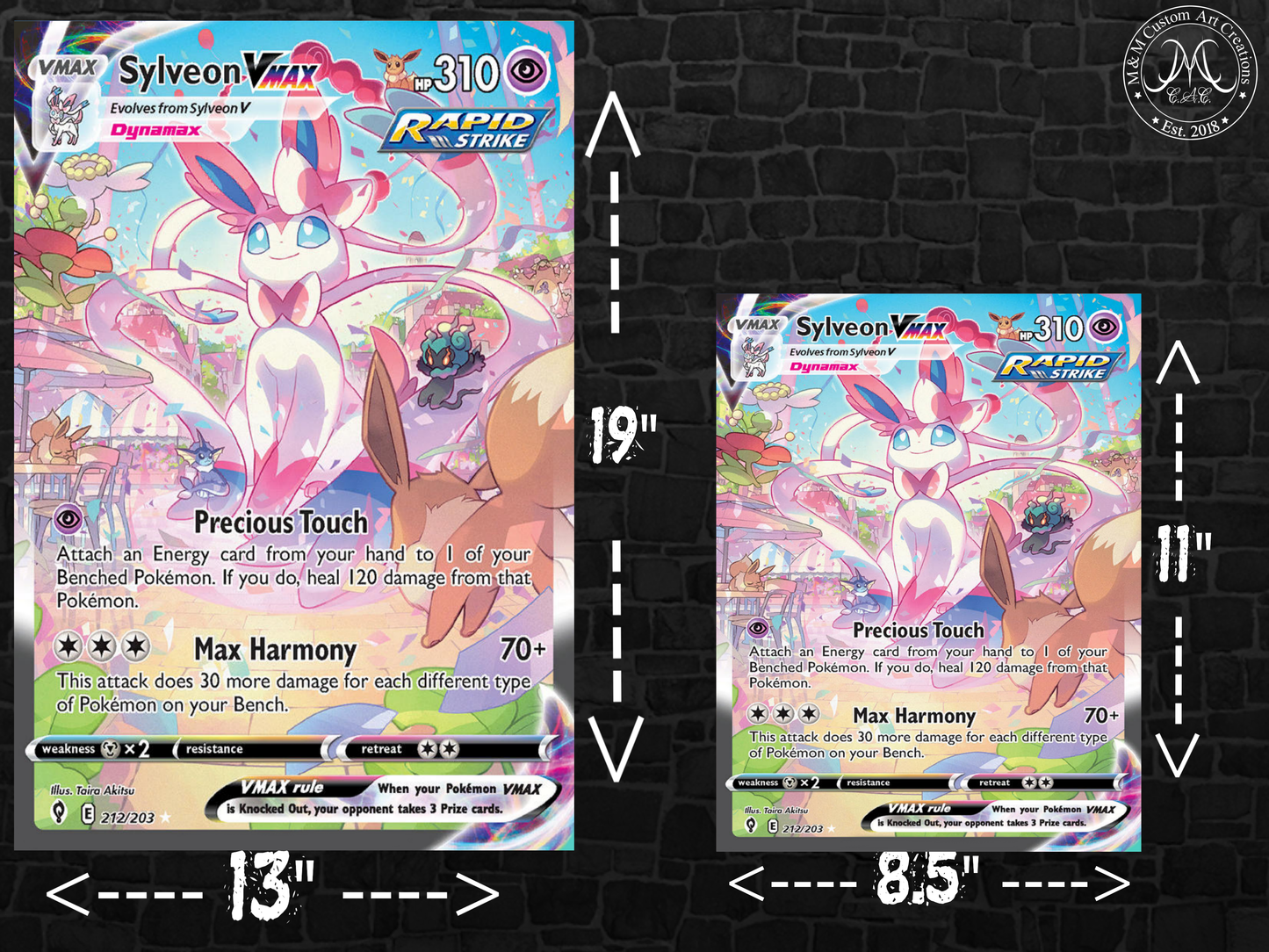 Sylveon VMAX #212 Alt Art Evolving Skies (EVS) Poster Print - Available in Two Sizes