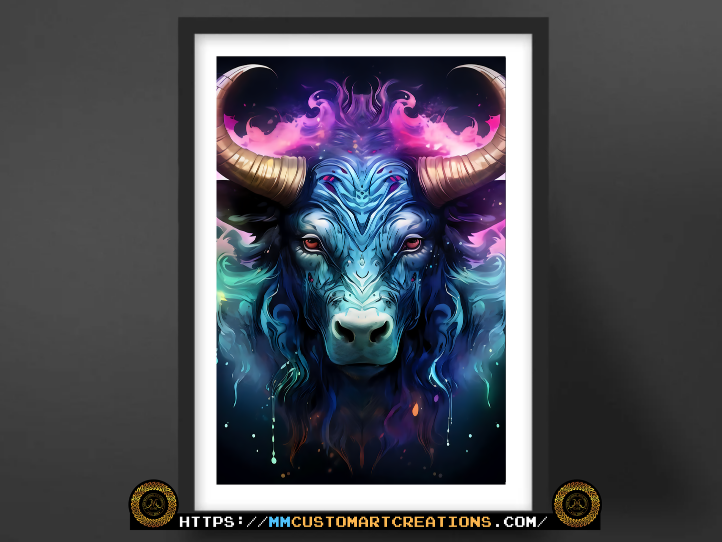 Taurus Astrology Poster Prints | Zodiac Wall Art | Astrological Sign Decor | Great gift ideas