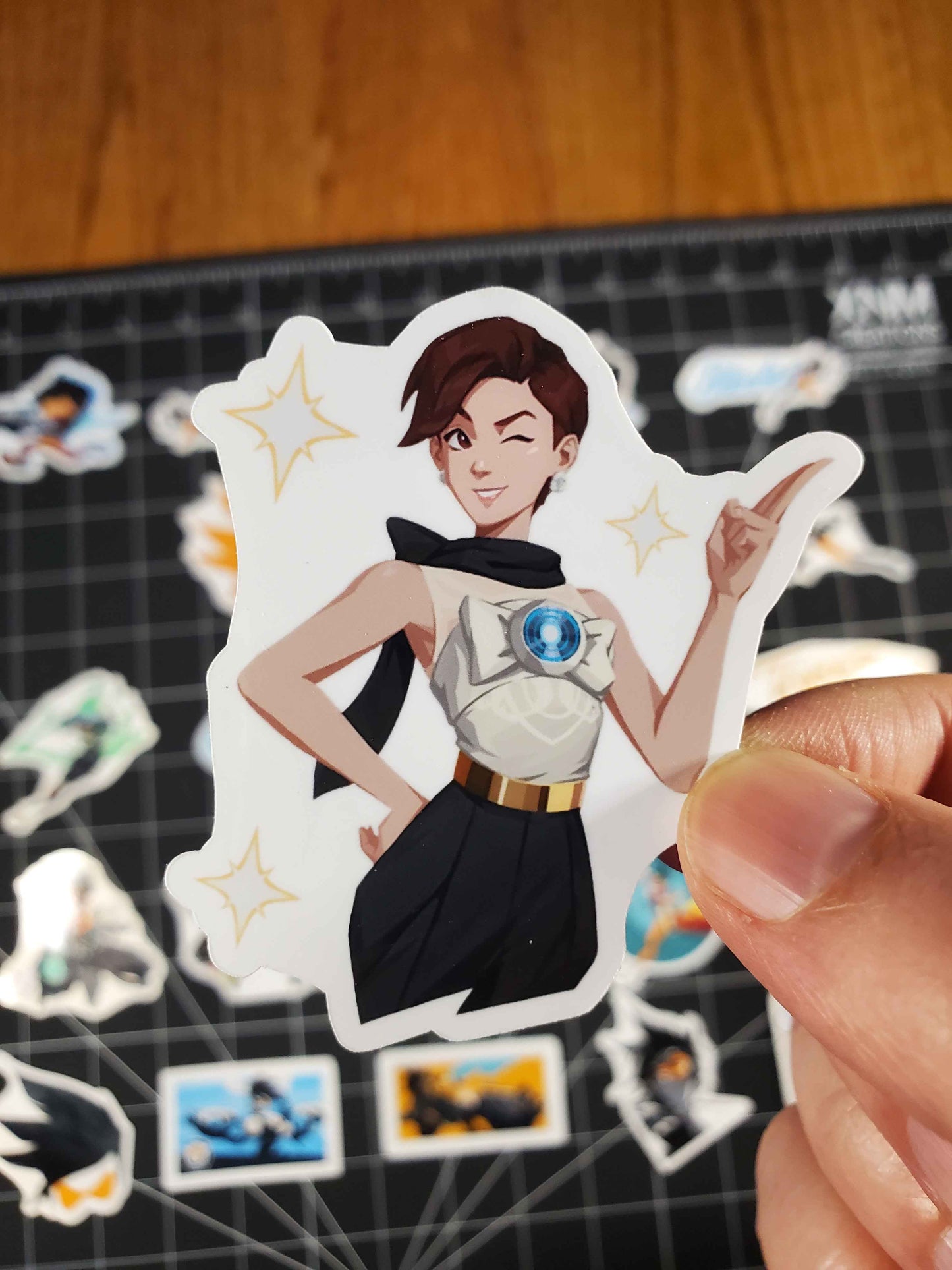 Overwatch 2 Tracer Hero Spray's Sticker Set | 30 High Quality Glossy Vinyls