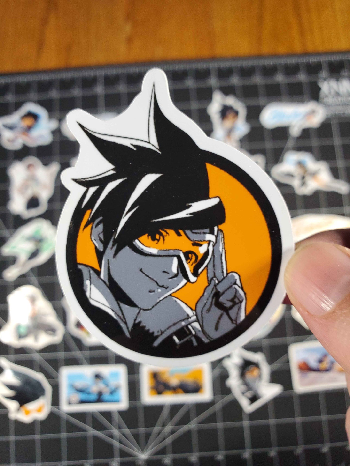 Overwatch 2 Tracer Hero Spray's Sticker Set | 30 High Quality Glossy Vinyls