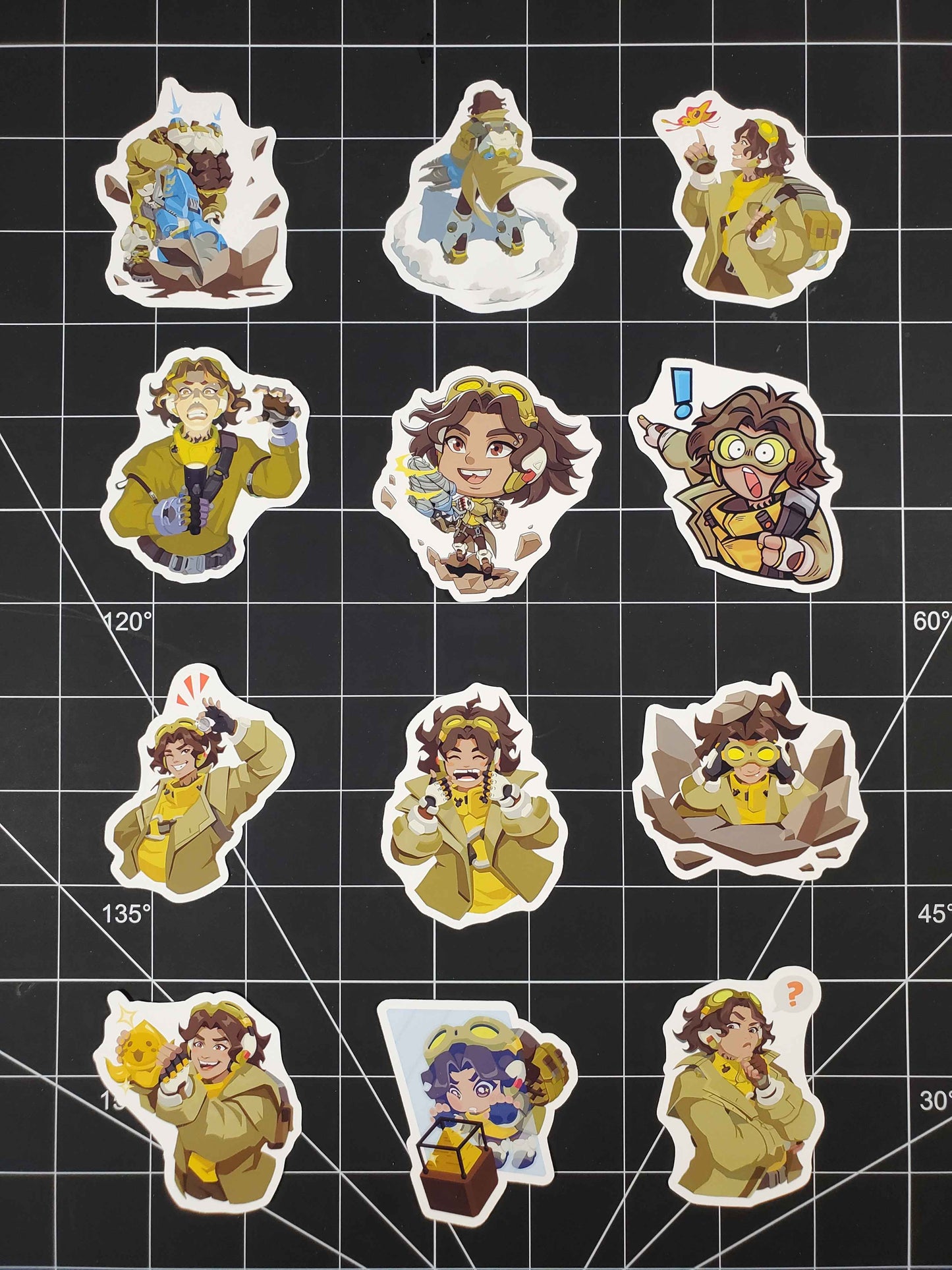 Overwatch 2 Venture Hero Spray's Sticker Set | 12 High Quality Glossy Vinyls