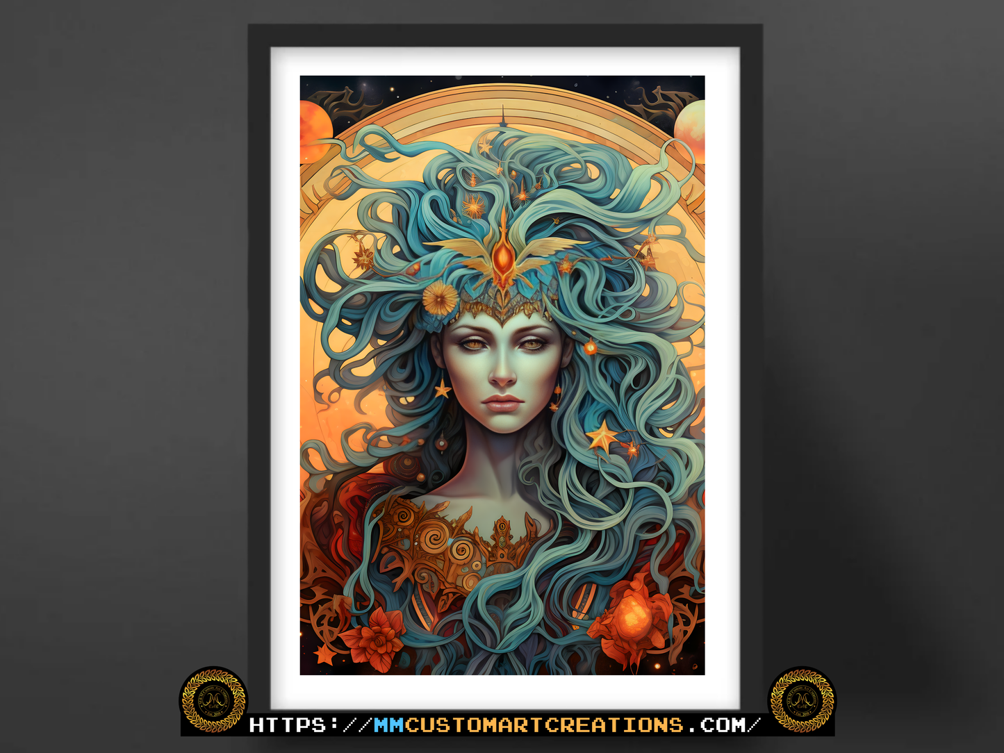 Virgo Astrology Poster Prints | Zodiac Wall Art | Astrological Sign Decor | Great Gift Idea