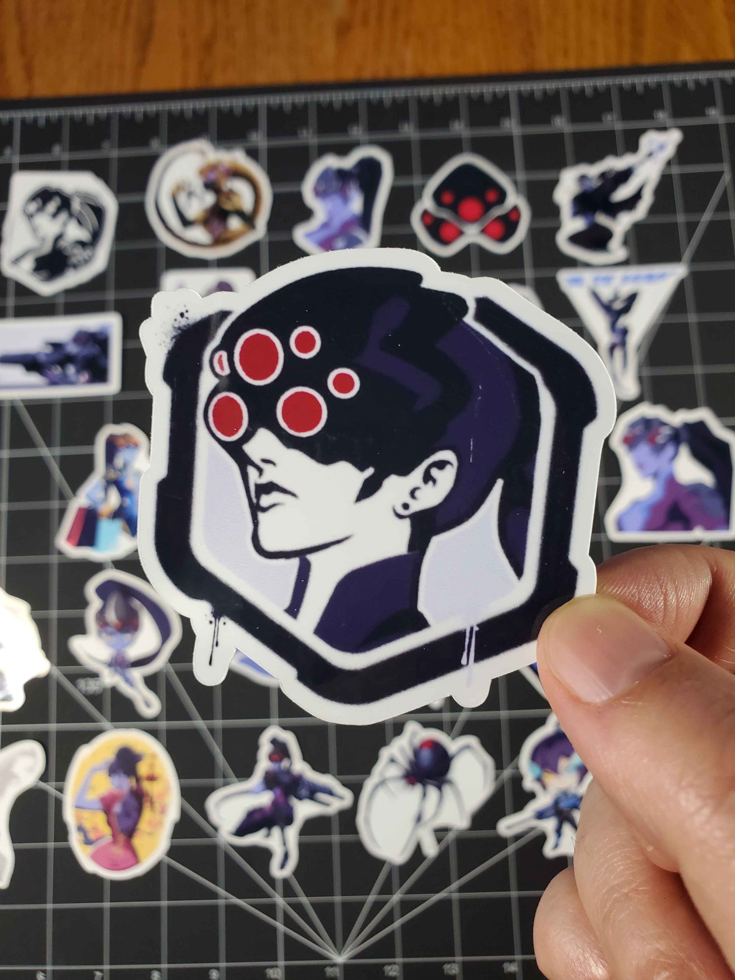 Overwatch 2 Widowmaker Hero Spray's Sticker Set | 28 High Quality Glossy Vinyls