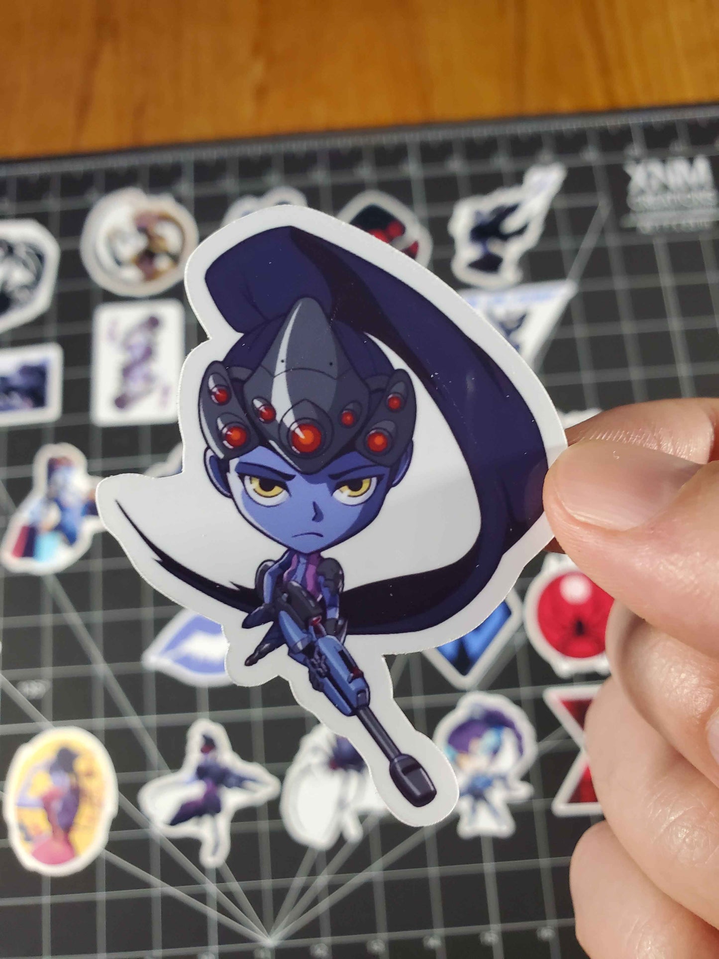 Overwatch 2 Widowmaker Hero Spray's Sticker Set | 28 High Quality Glossy Vinyls