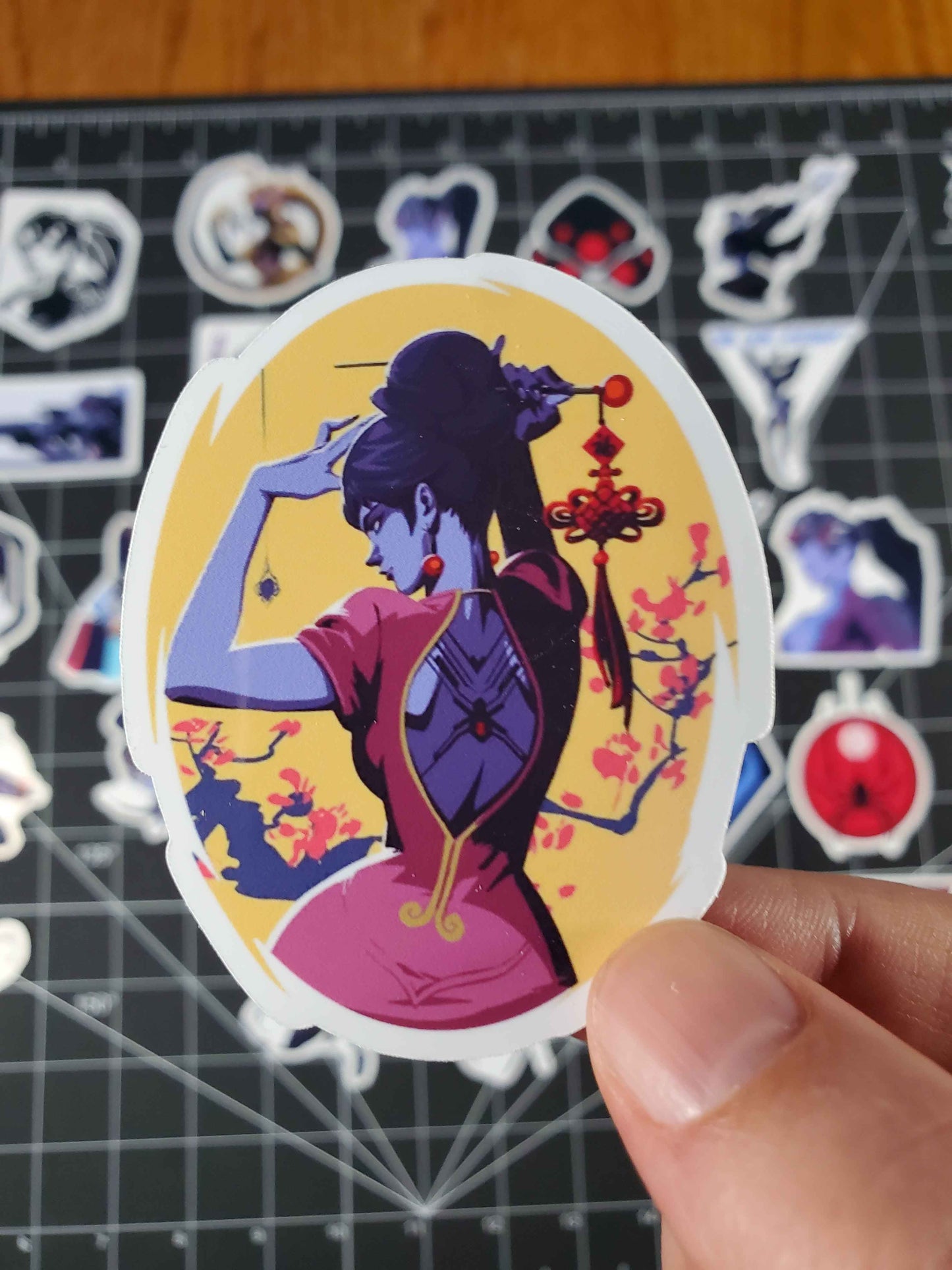 Overwatch 2 Widowmaker Hero Spray's Sticker Set | 28 High Quality Glossy Vinyls