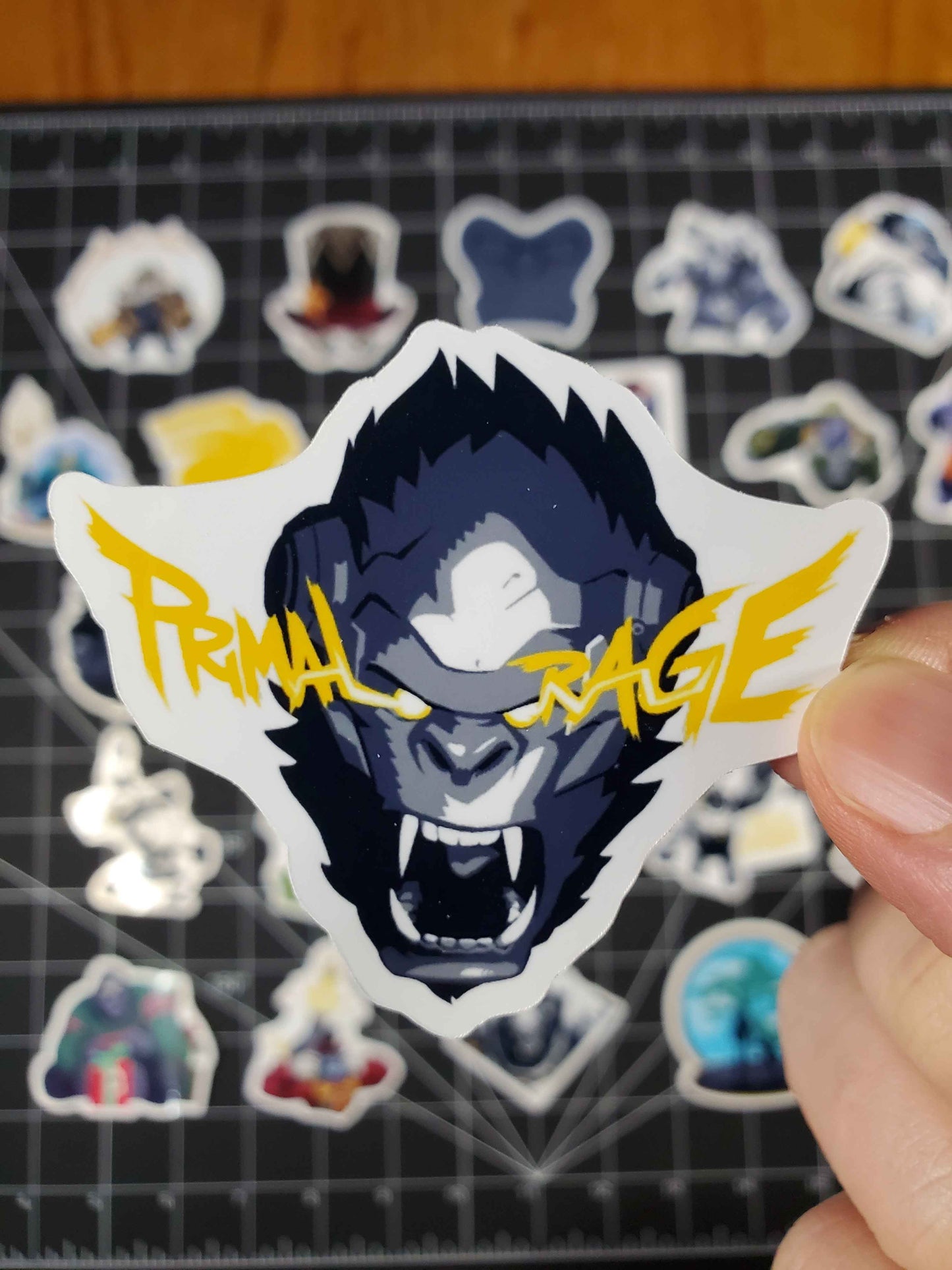 Overwatch 2 Winston Hero Spray's Sticker Set | 26 High Quality Glossy Vinyls