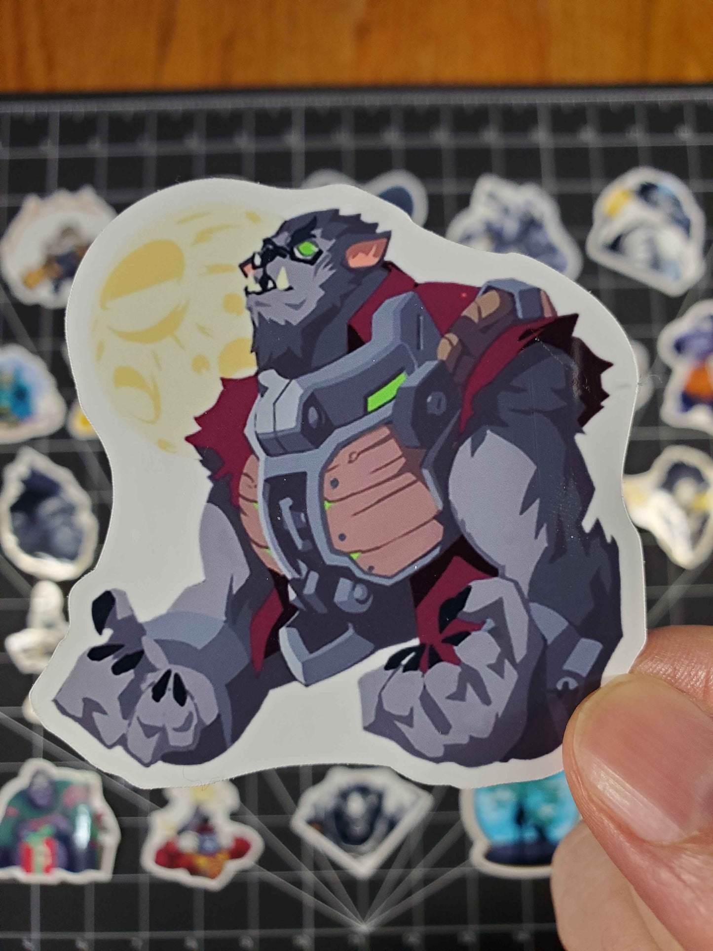 Overwatch 2 Winston Hero Spray's Sticker Set | 26 High Quality Glossy Vinyls