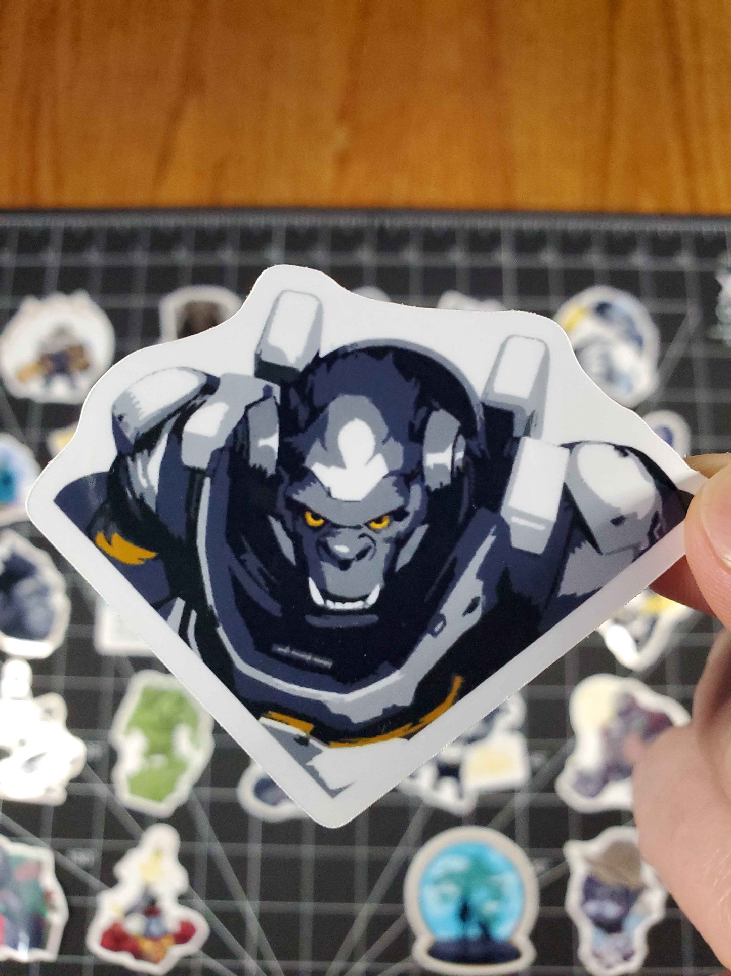 Overwatch 2 Winston Hero Spray's Sticker Set | 26 High Quality Glossy Vinyls