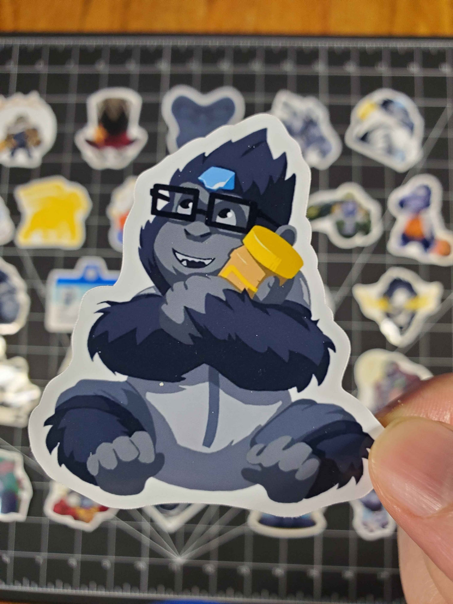 Overwatch 2 Winston Hero Spray's Sticker Set | 26 High Quality Glossy Vinyls