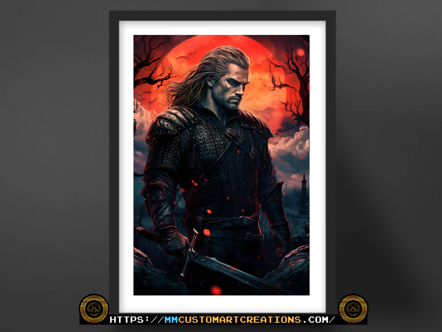 Henry Cavill as The Witcher Poster Prints | Geralt of Rivia | 8.5x11 and 13x19 Options